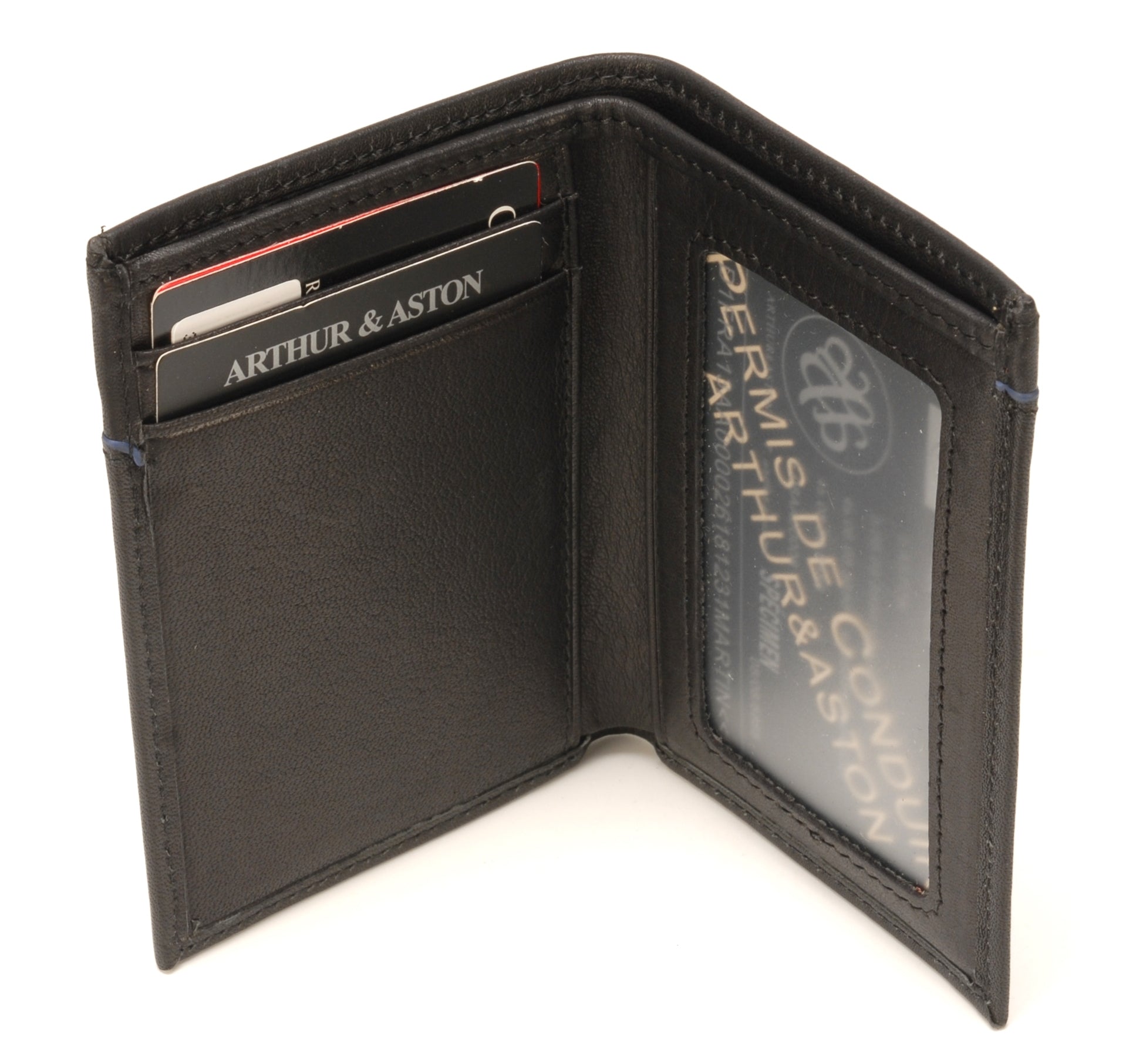 Porte-cartes Hugo en cuir plongé