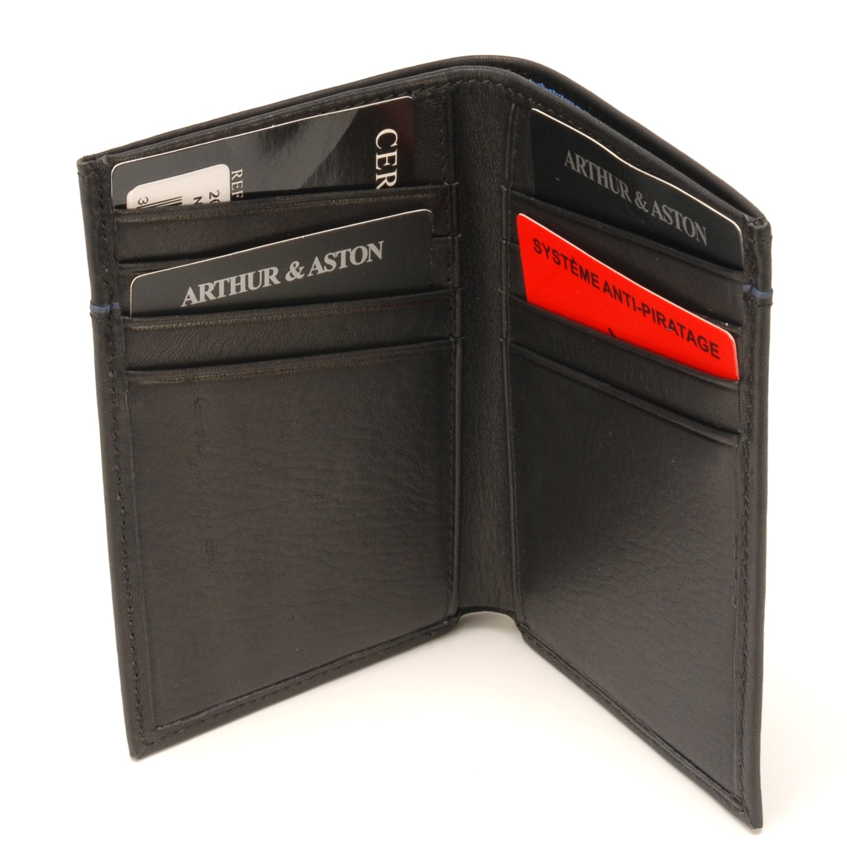 Porte-cartes Hugo en cuir plongé