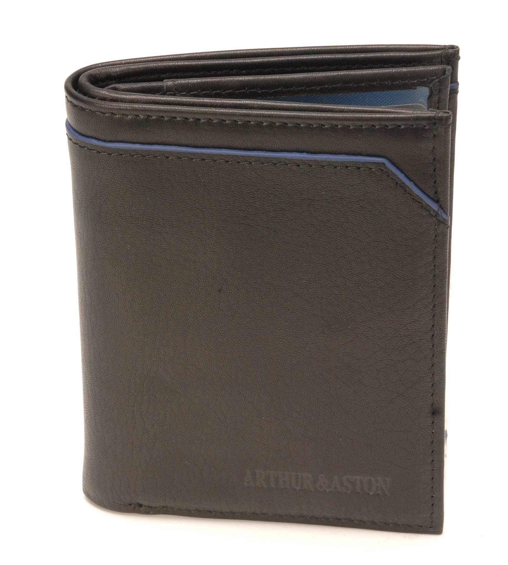 Portefeuille Hugo en cuir plongé