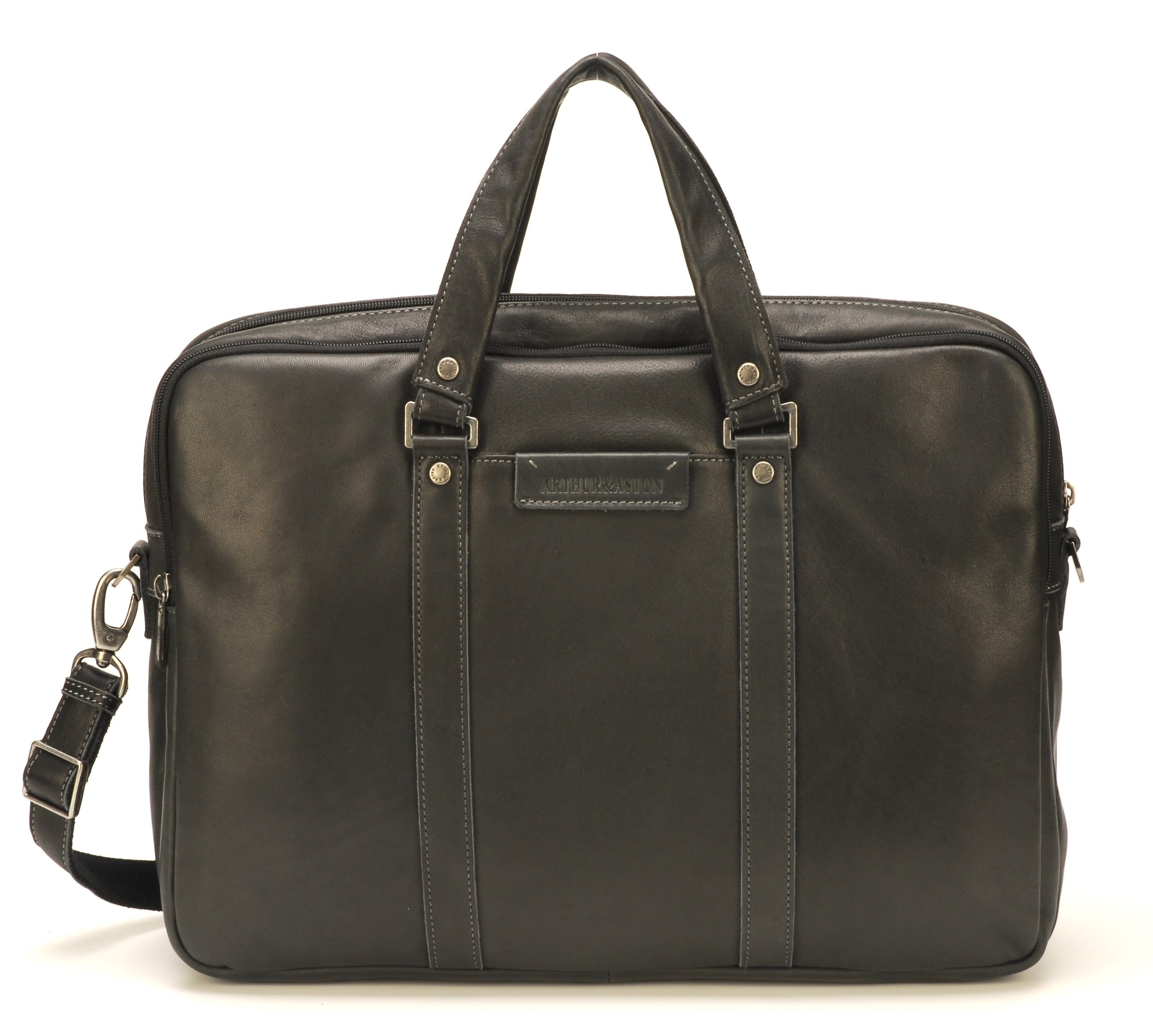 Large leather briefcase Johany 2028-05