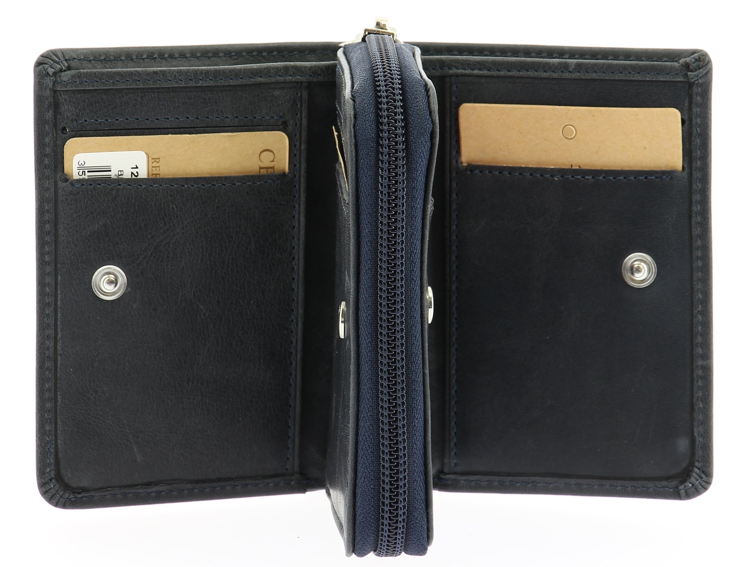 Oiled Leather Wallet and Card Holder Pink