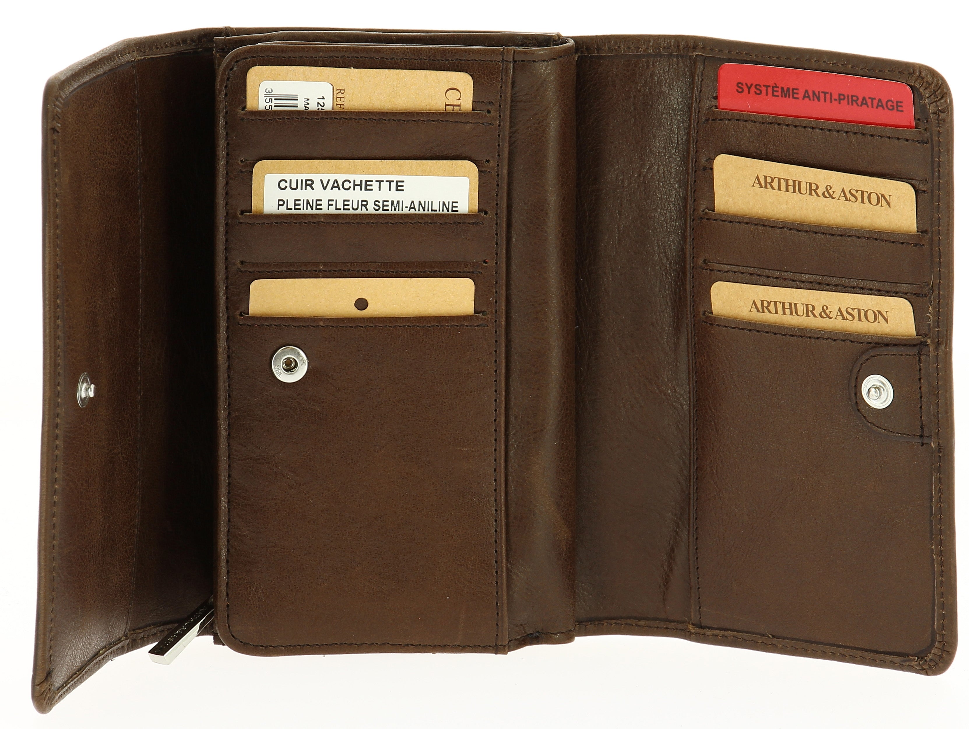 Oiled leather wallet