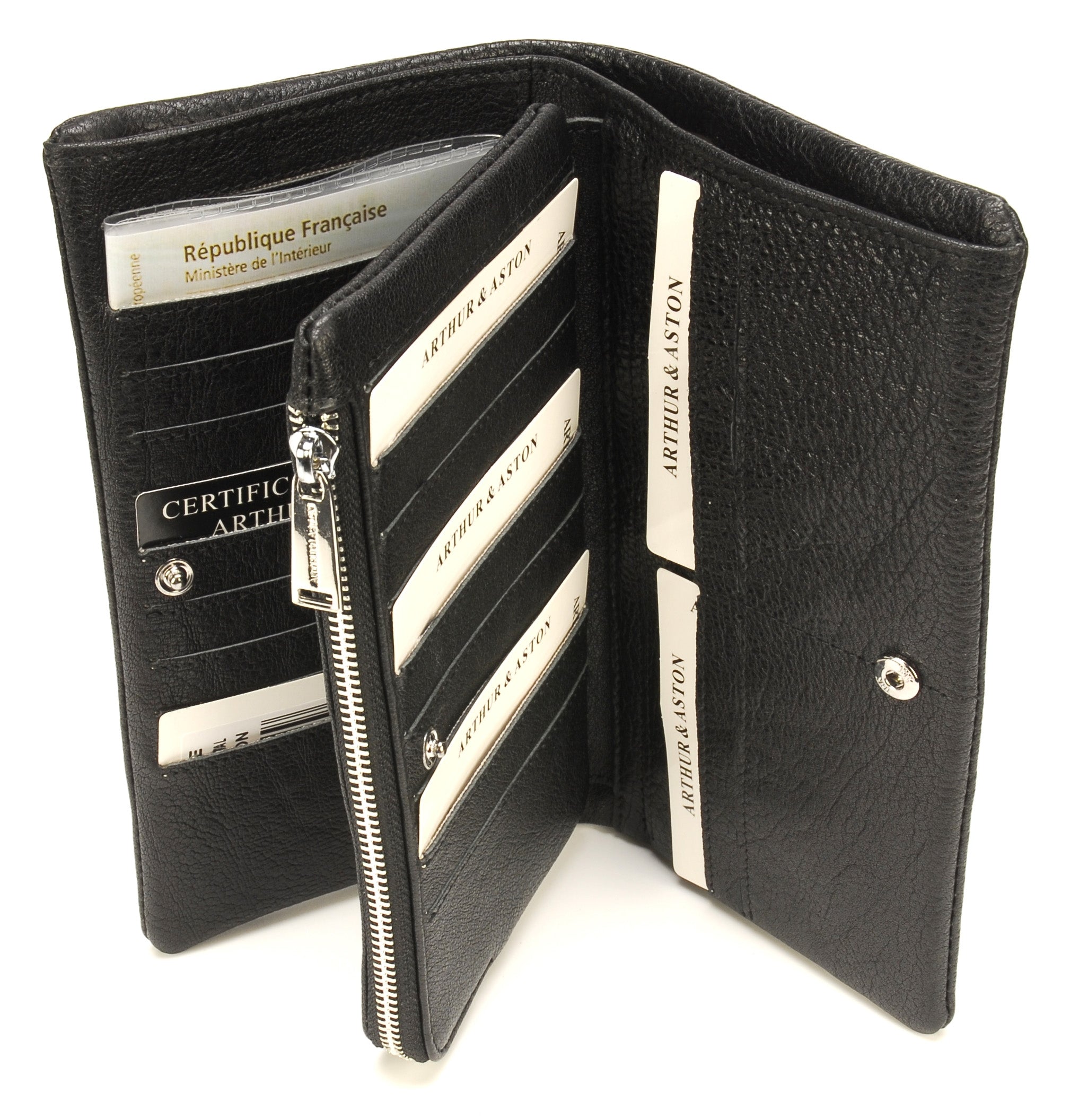 Portefeuille cuir Pia