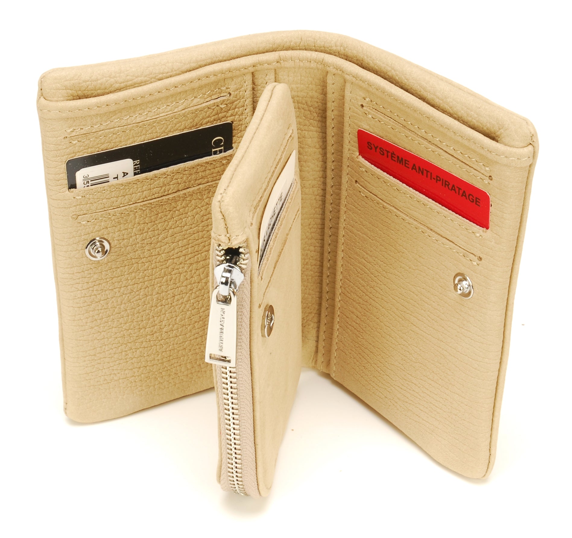 Portefeuille cuir Clémence