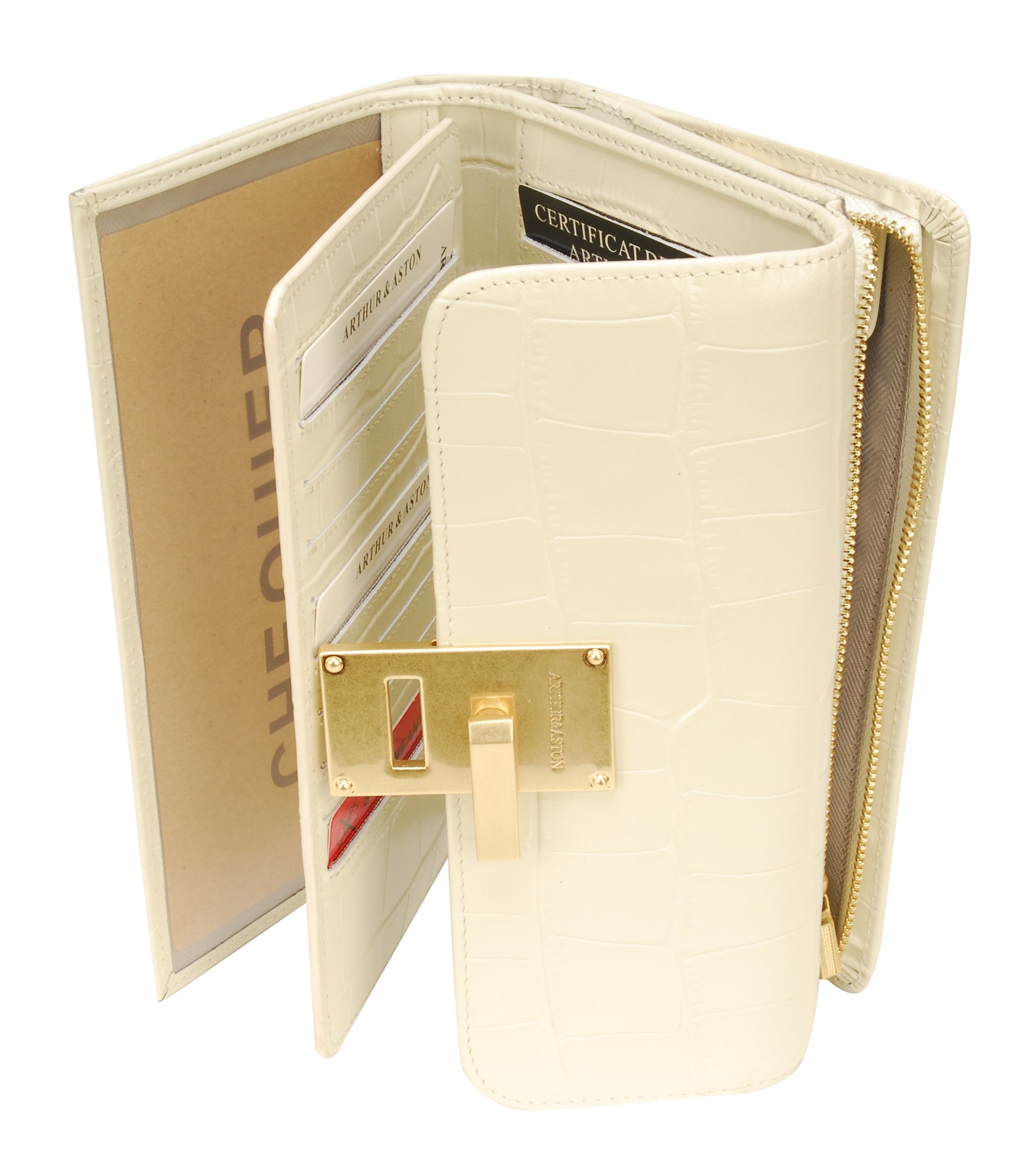 Portefeuille Porte-chéquier cuir Romy