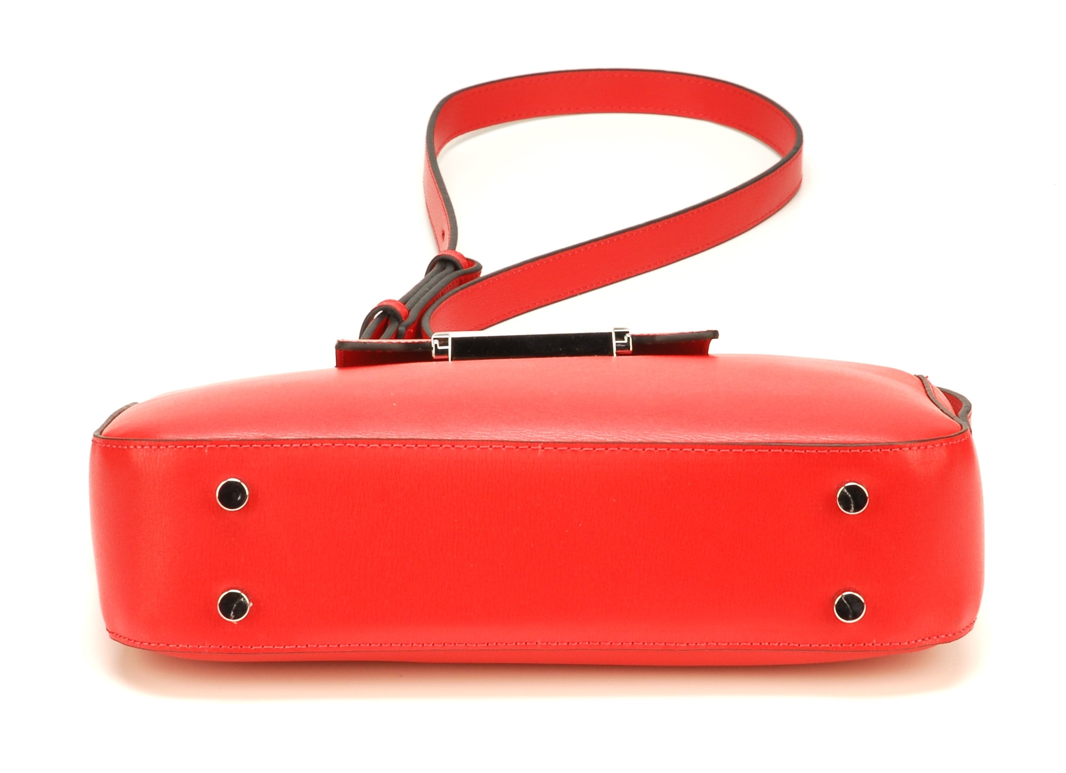 Pochette bandoulière croûte de cuir Elizabeth