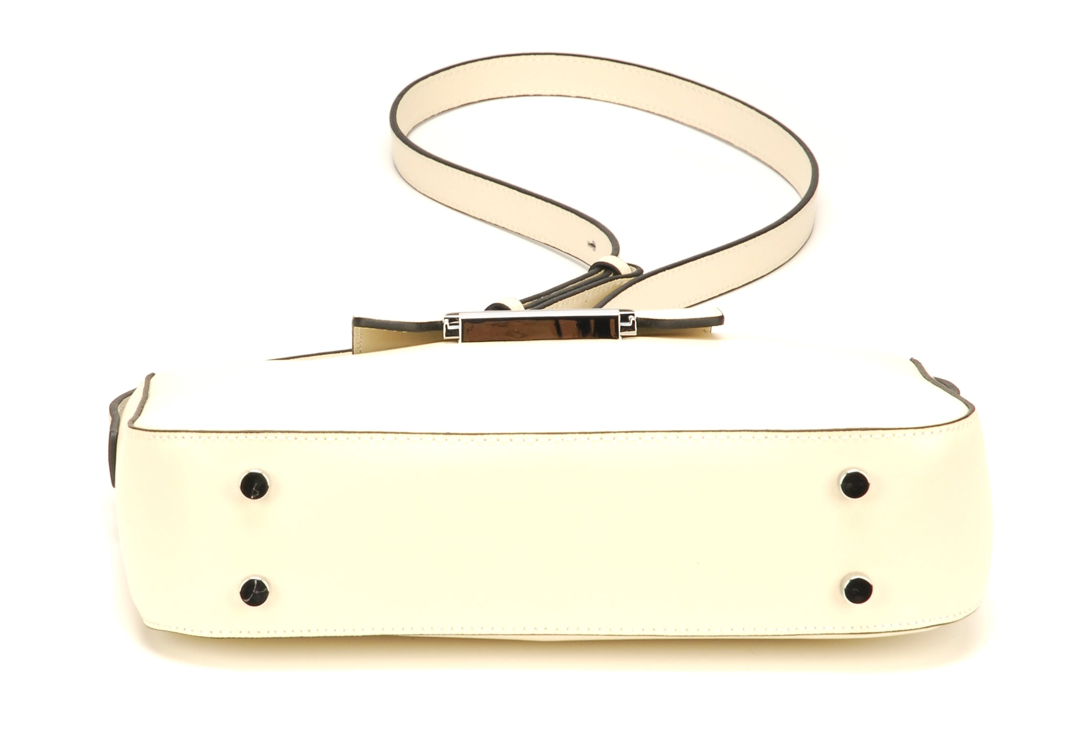 Pochette bandoulière croûte de cuir Elizabeth