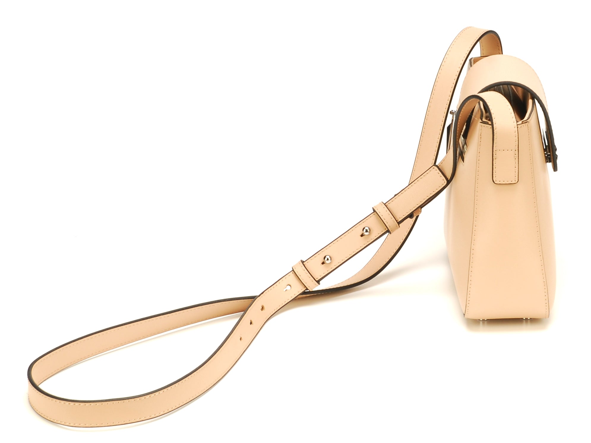 Pochette bandoulière croûte de cuir Elizabeth