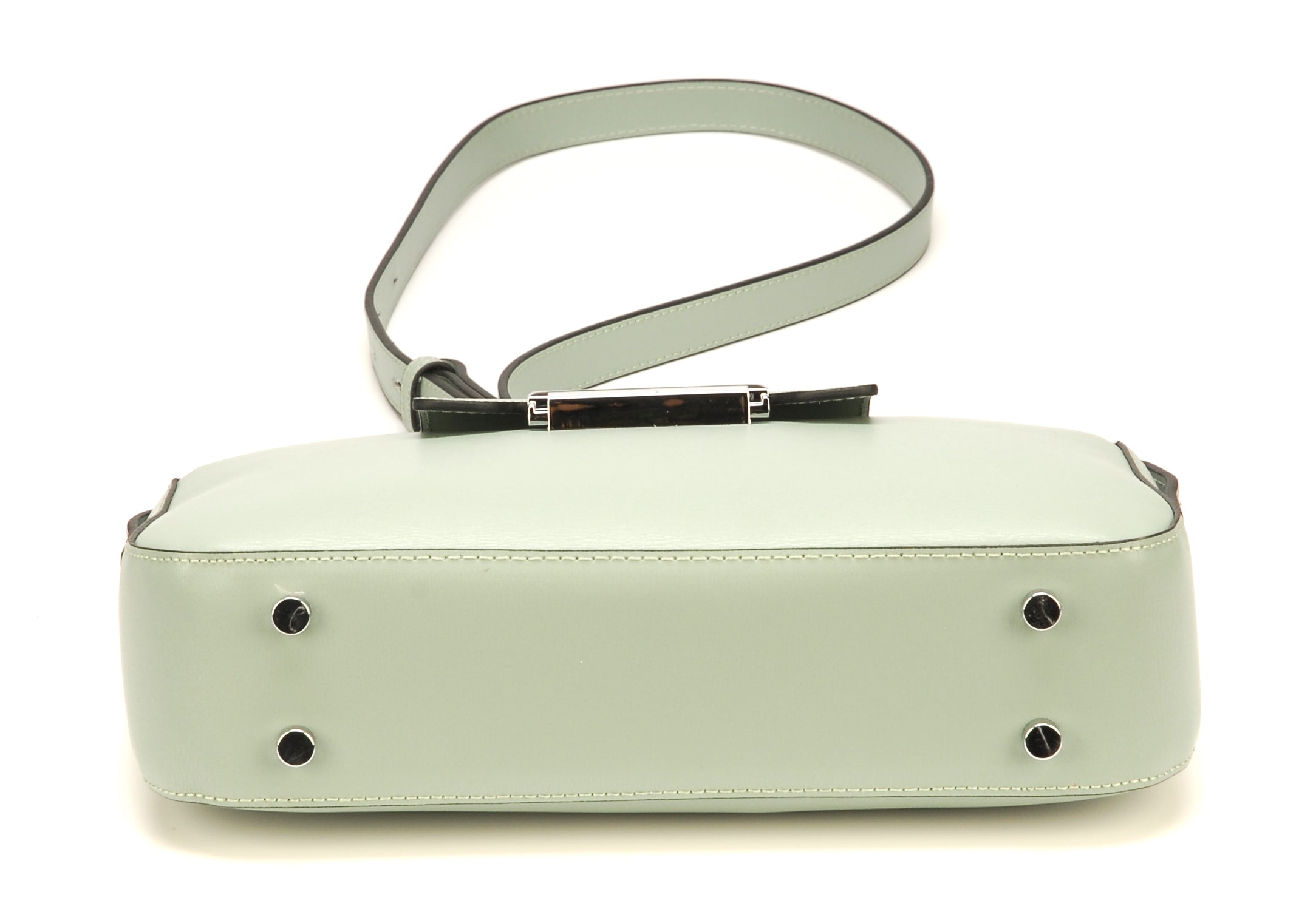 Pochette bandoulière croûte de cuir Elizabeth