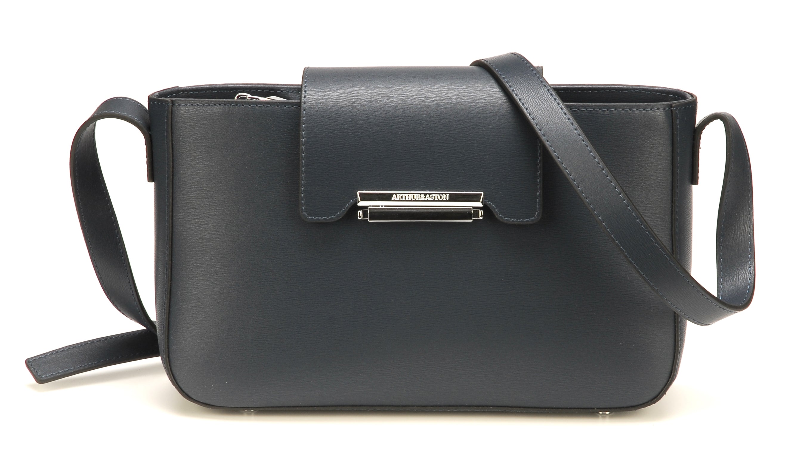 Pochette bandoulière croûte de cuir Elizabeth