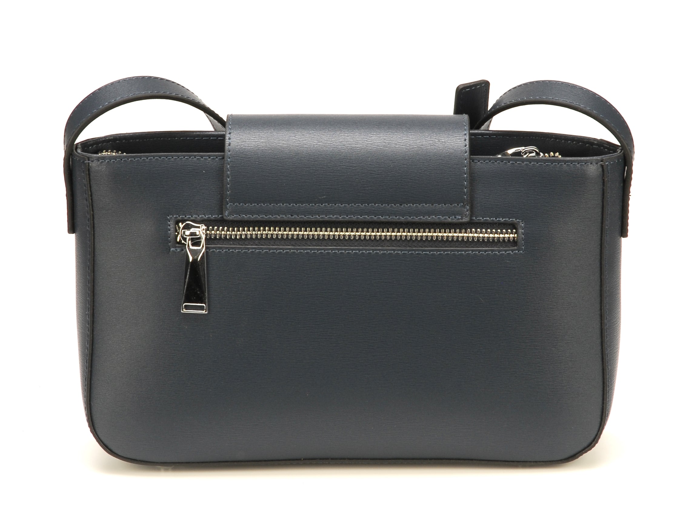 Pochette bandoulière croûte de cuir Elizabeth