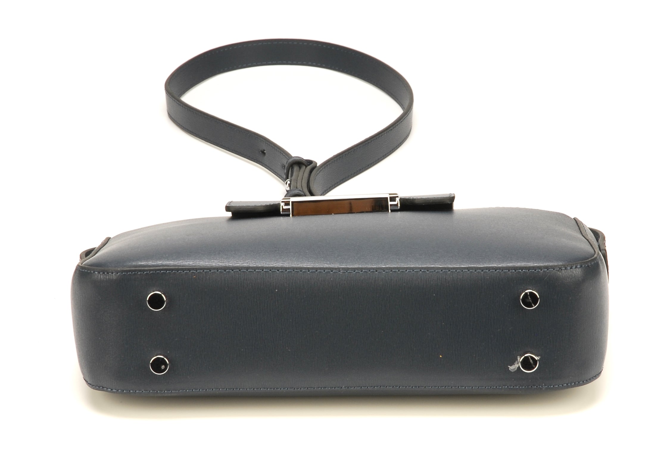 Pochette bandoulière croûte de cuir Elizabeth