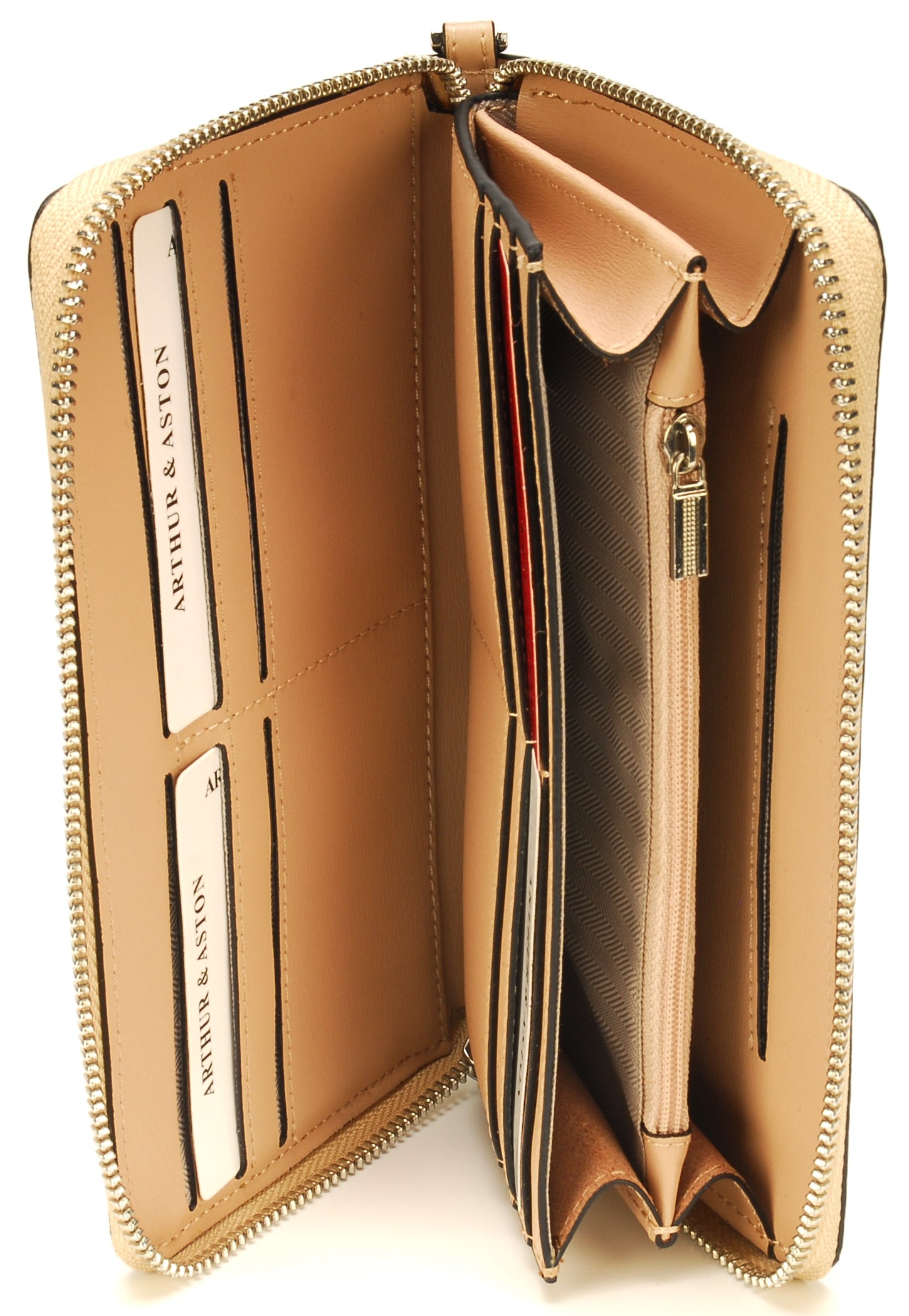 Portefeuille croûte de cuir Elizabeth