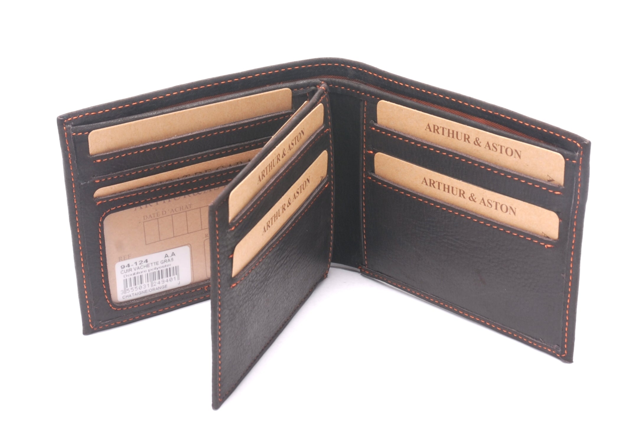 Louis Italian oiled leather card holder