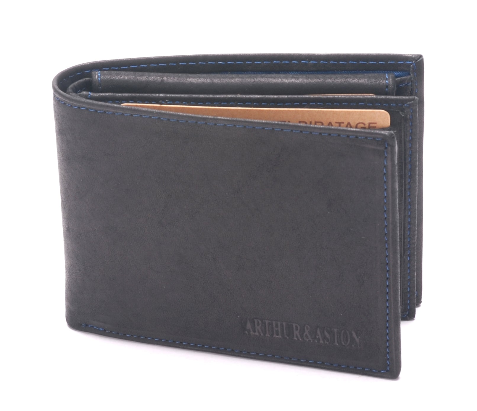 Louis Italian oiled leather wallet