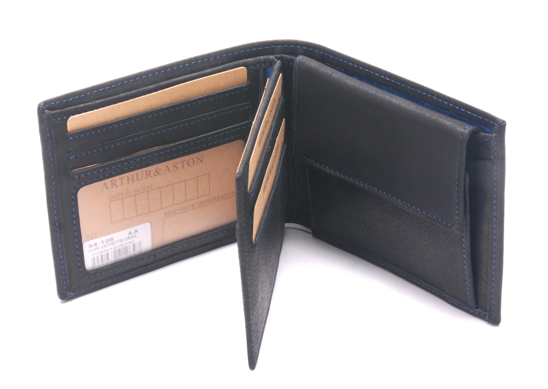 Louis Italian oiled leather wallet