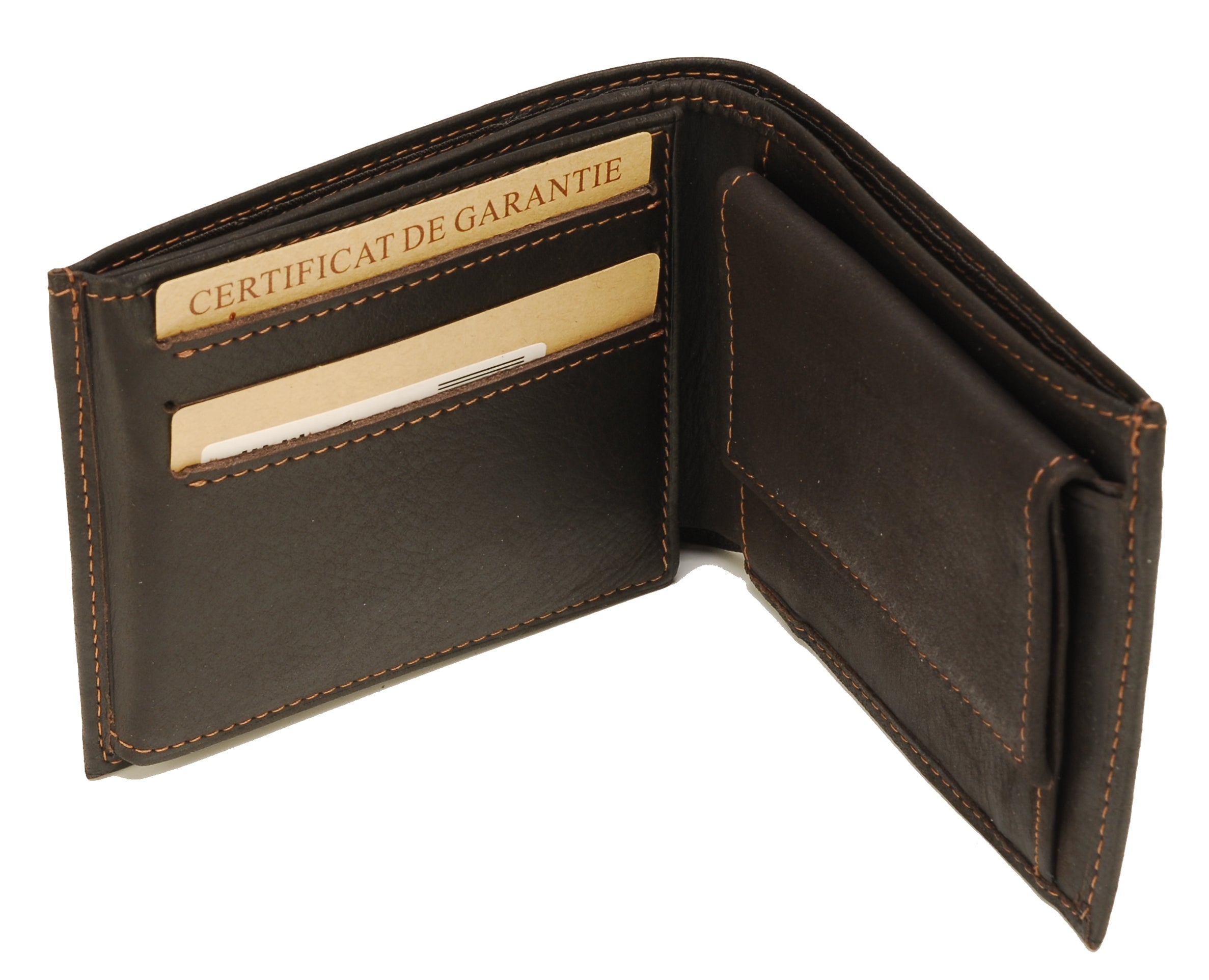 Louis Italian oiled leather wallet