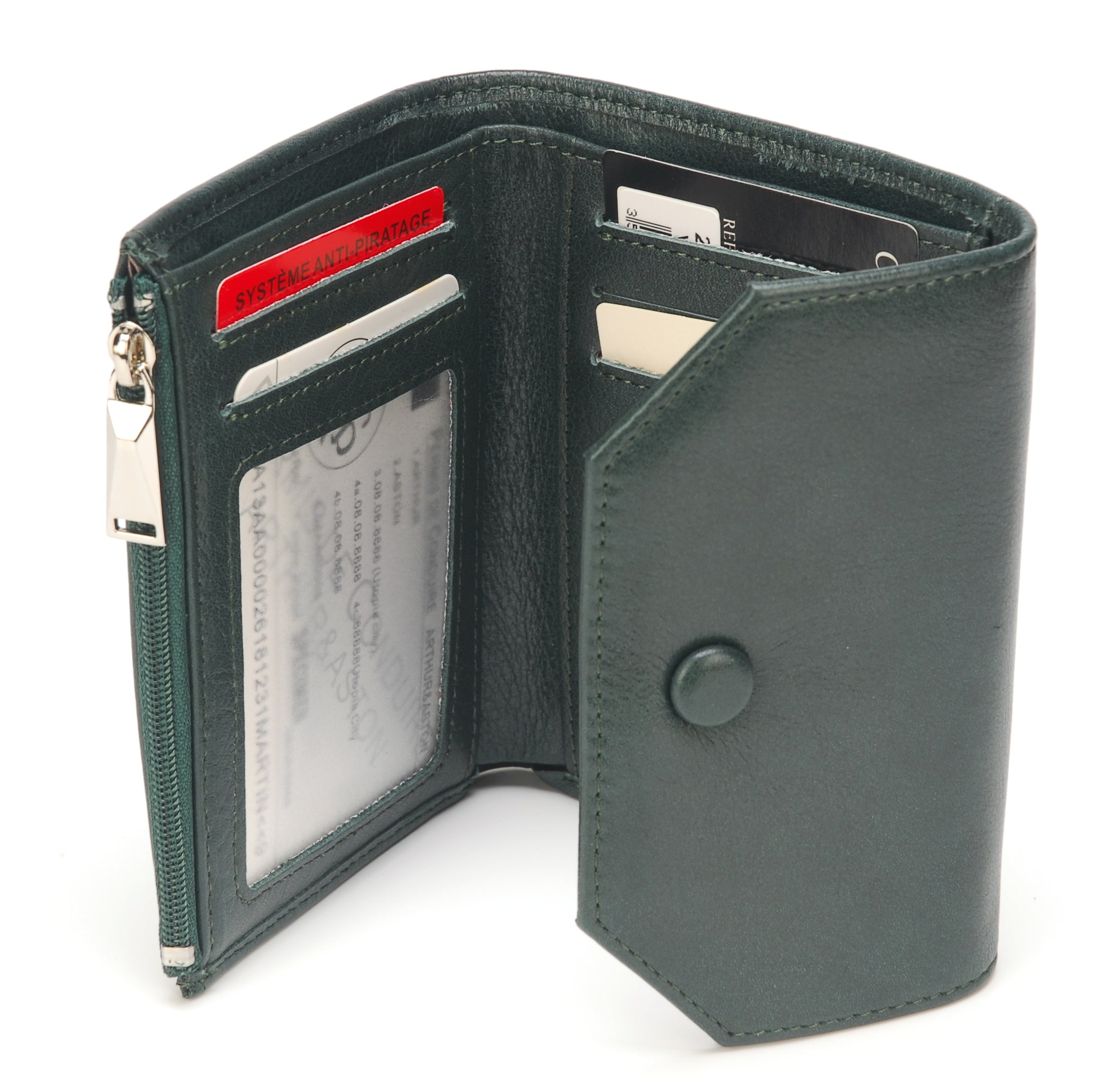 Porte-monnaie Juliette en cuir de buffle