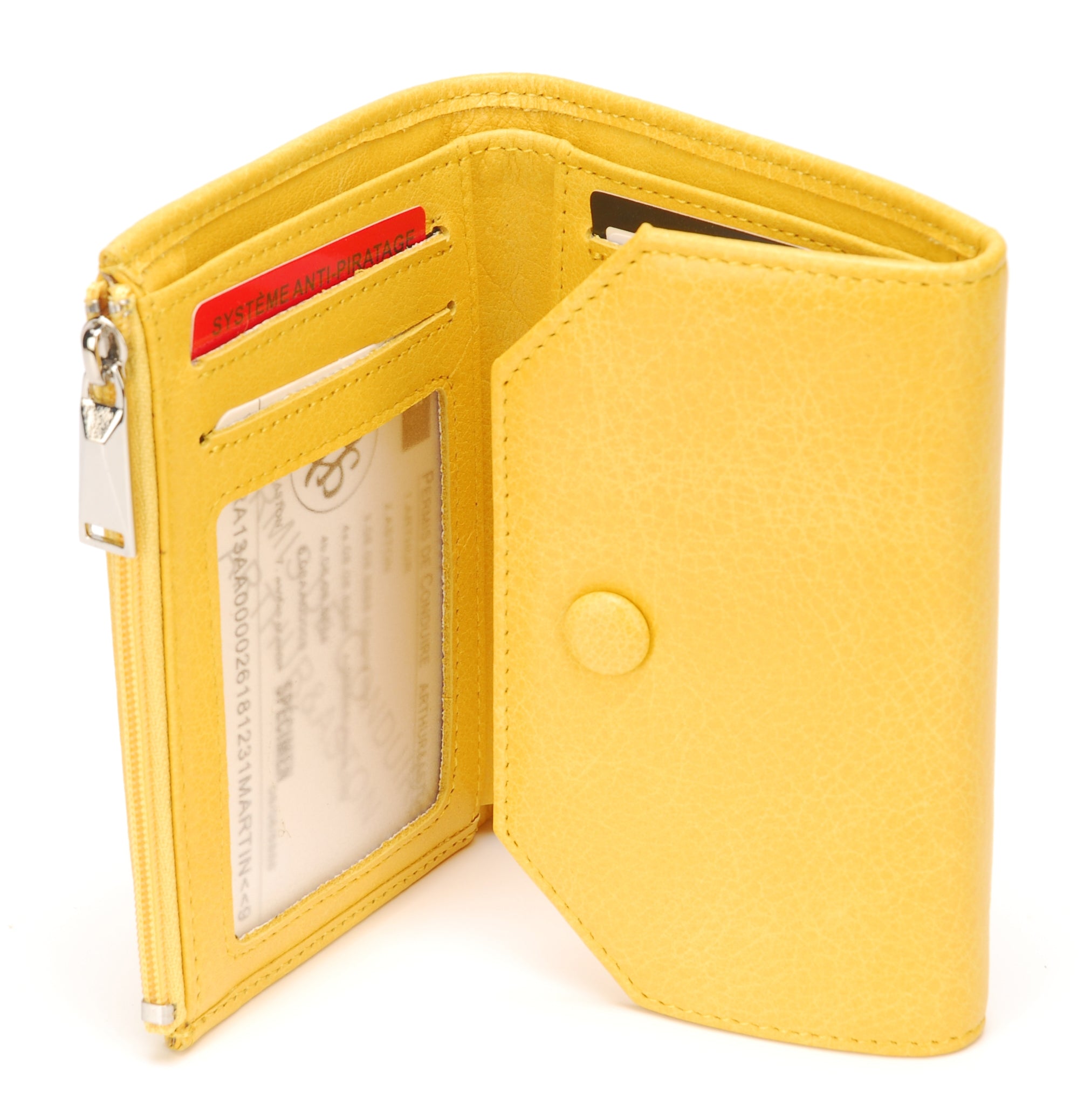 Porte-monnaie Juliette en cuir de buffle