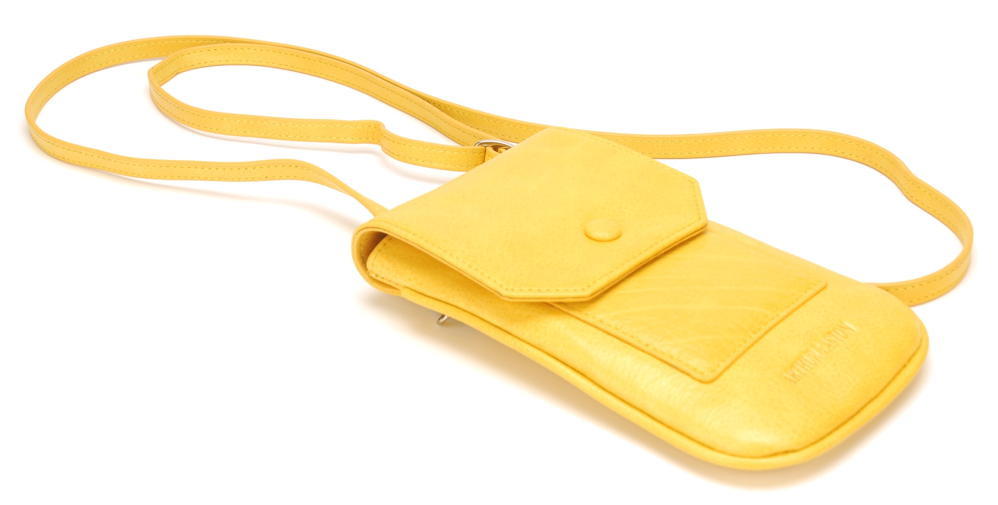 Buffalo leather phone pouch