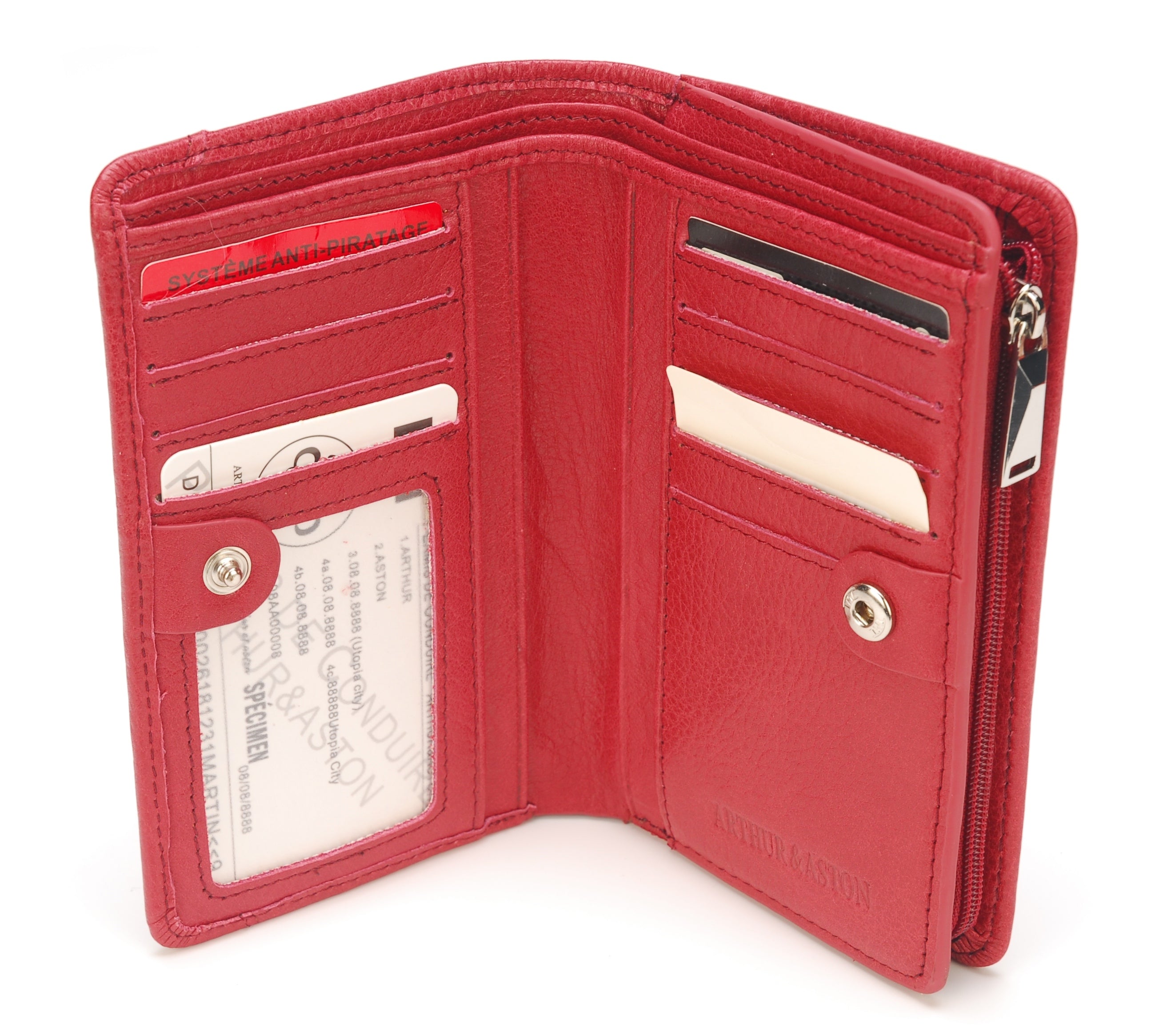 Juliette wallet in buffalo leather