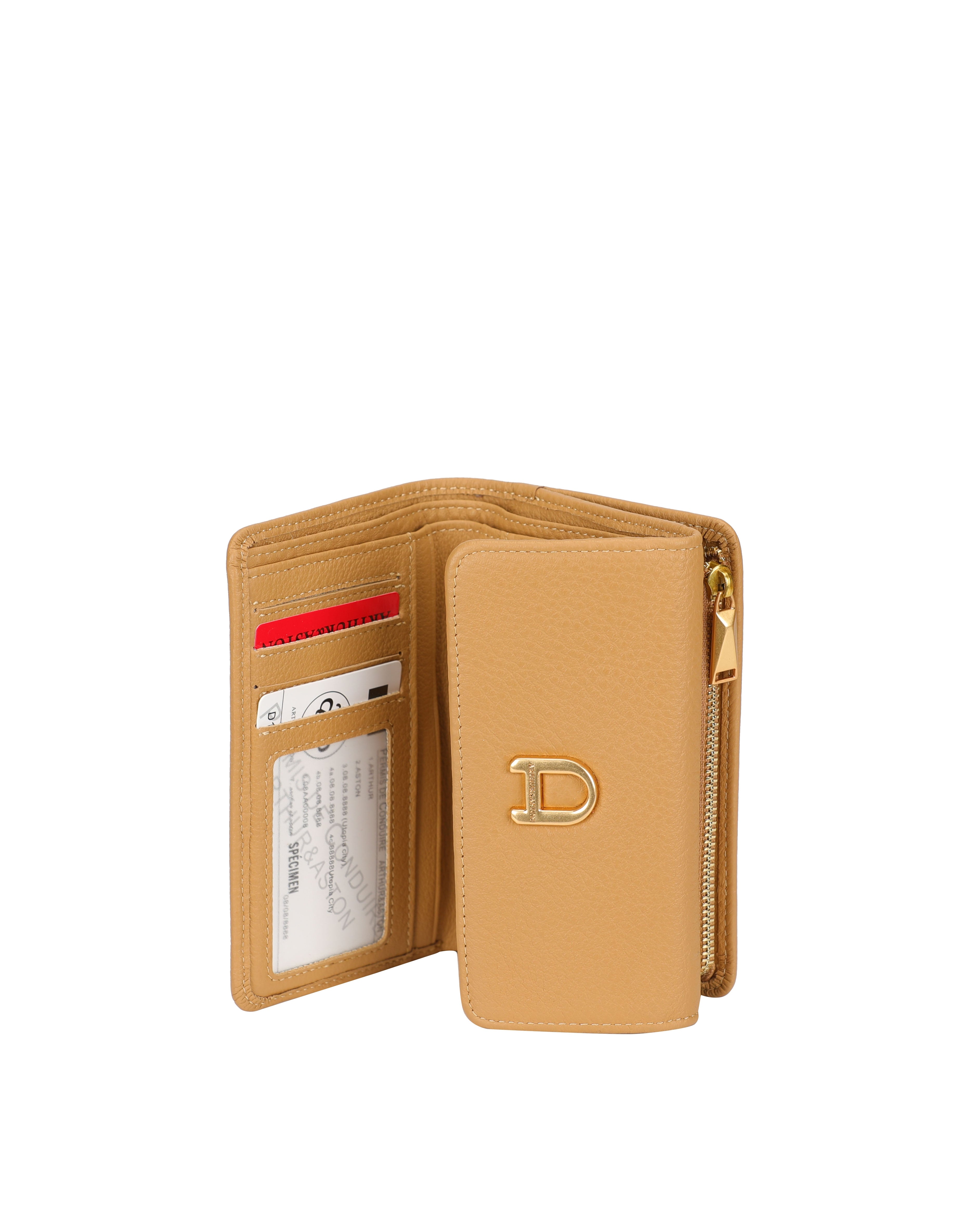 Porte-monnaie et cartes cuir Lou