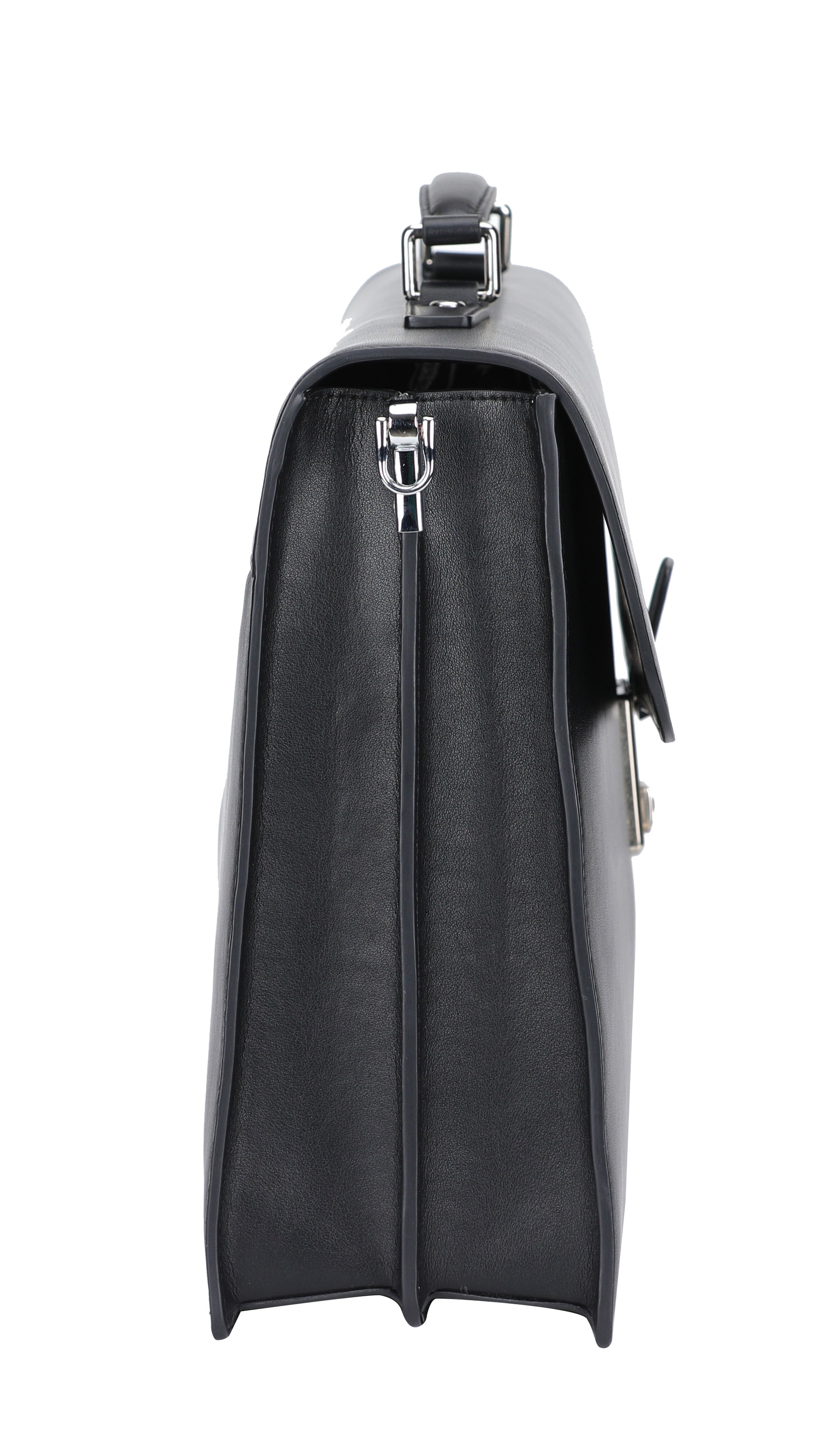 Walter split leather briefcase
