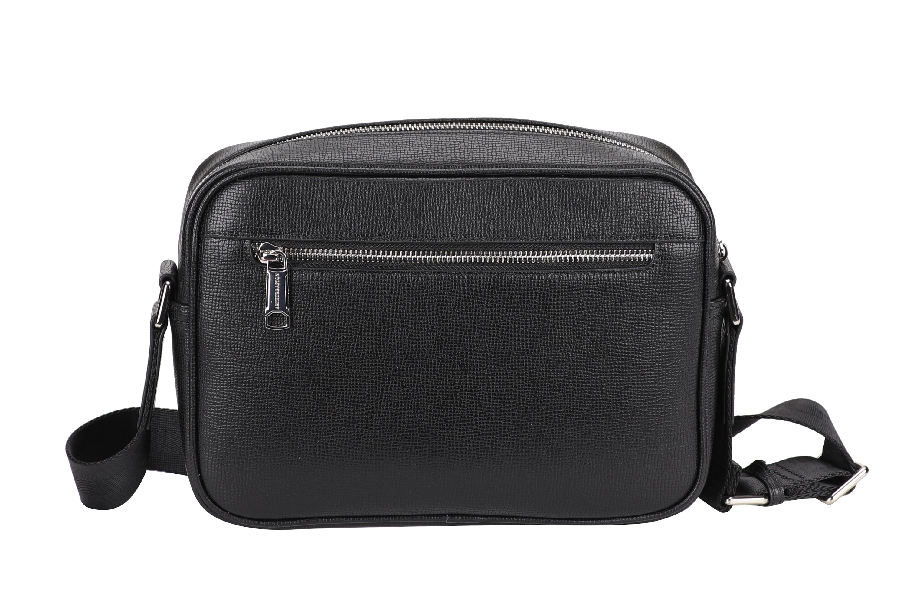 Nelson split leather crossbody bag