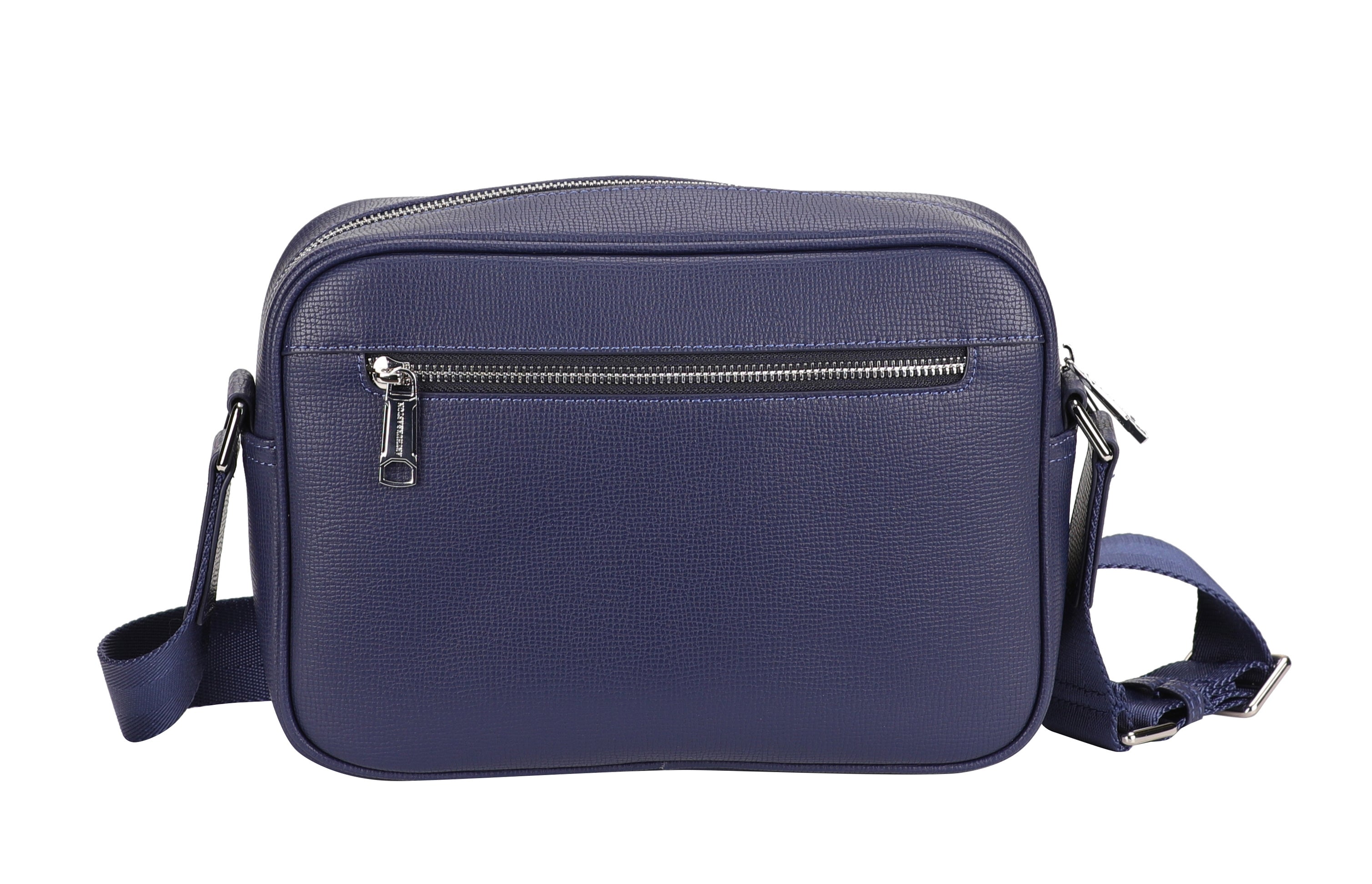 Nelson split leather crossbody bag