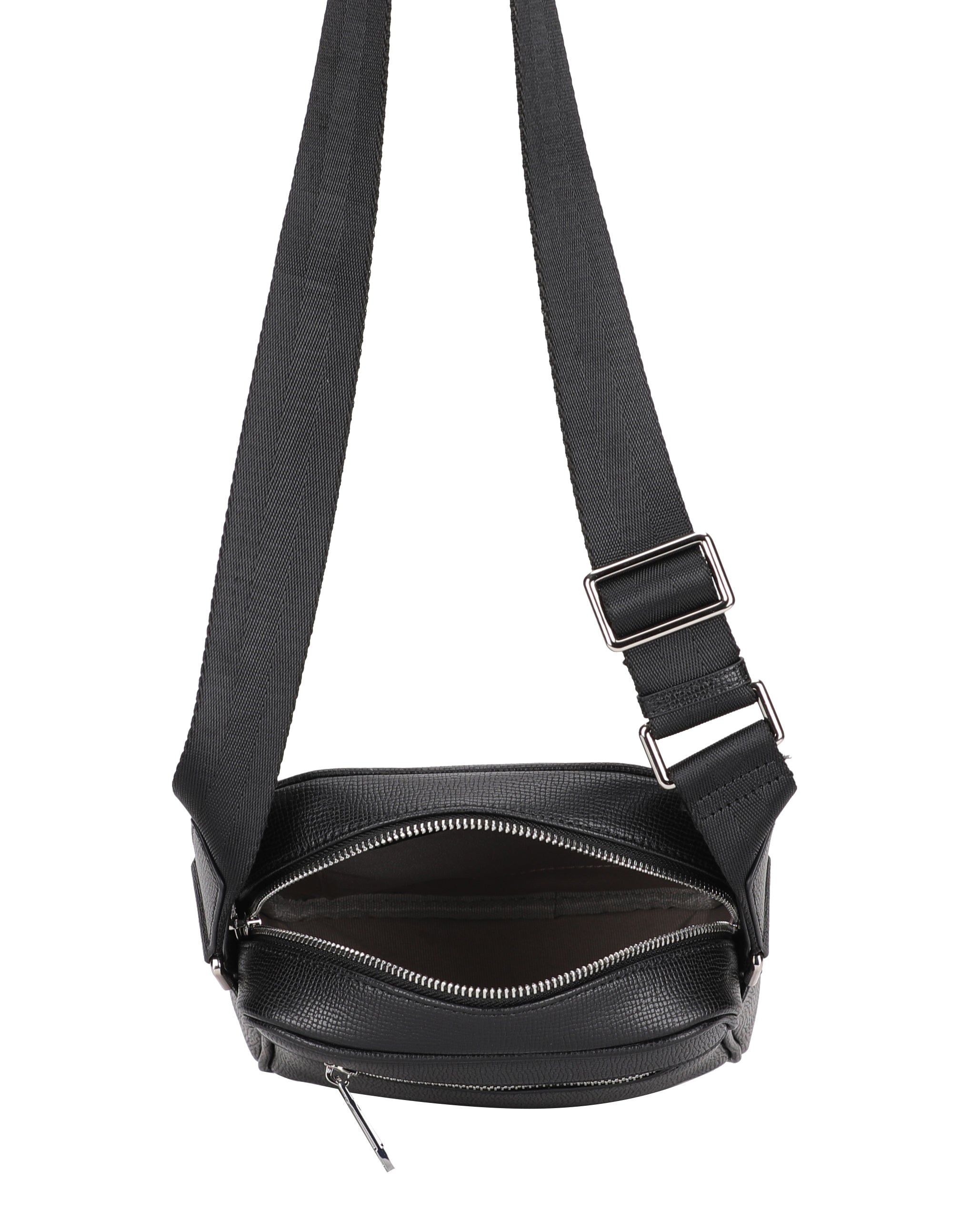 Nelson leather crossbody bag