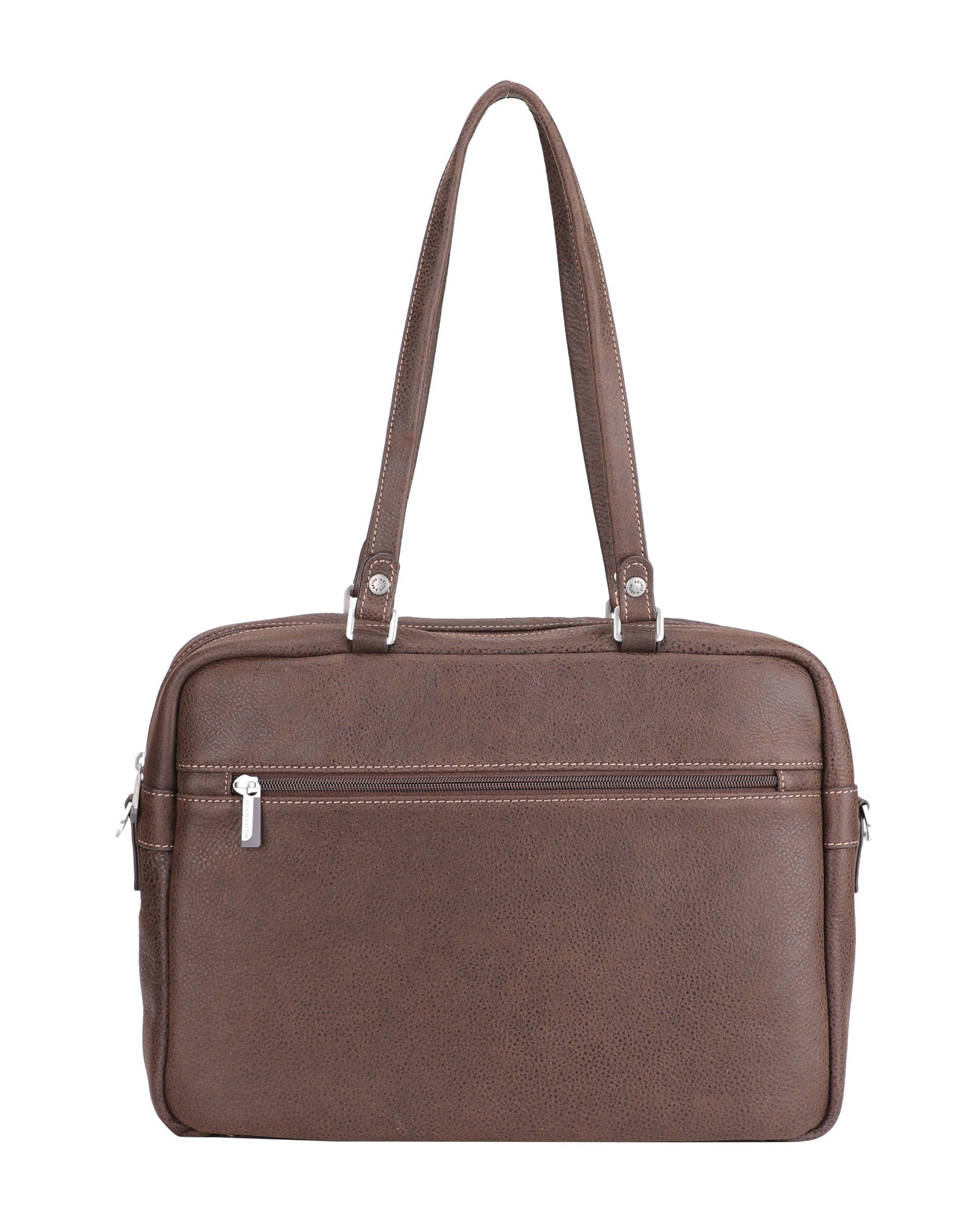 Cristiano shopping bag in destroyed leather