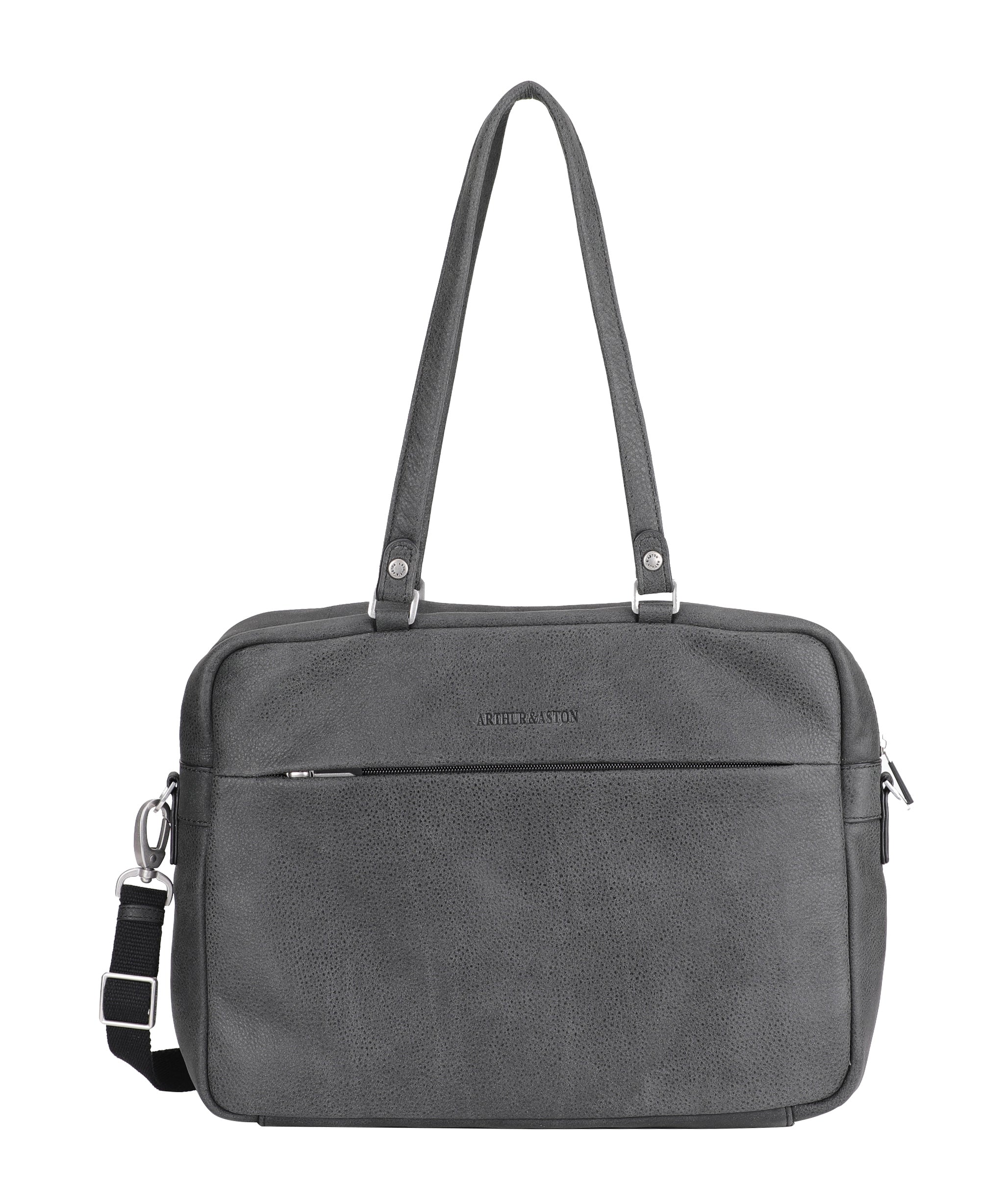 Cristiano shopping bag in destroyed leather