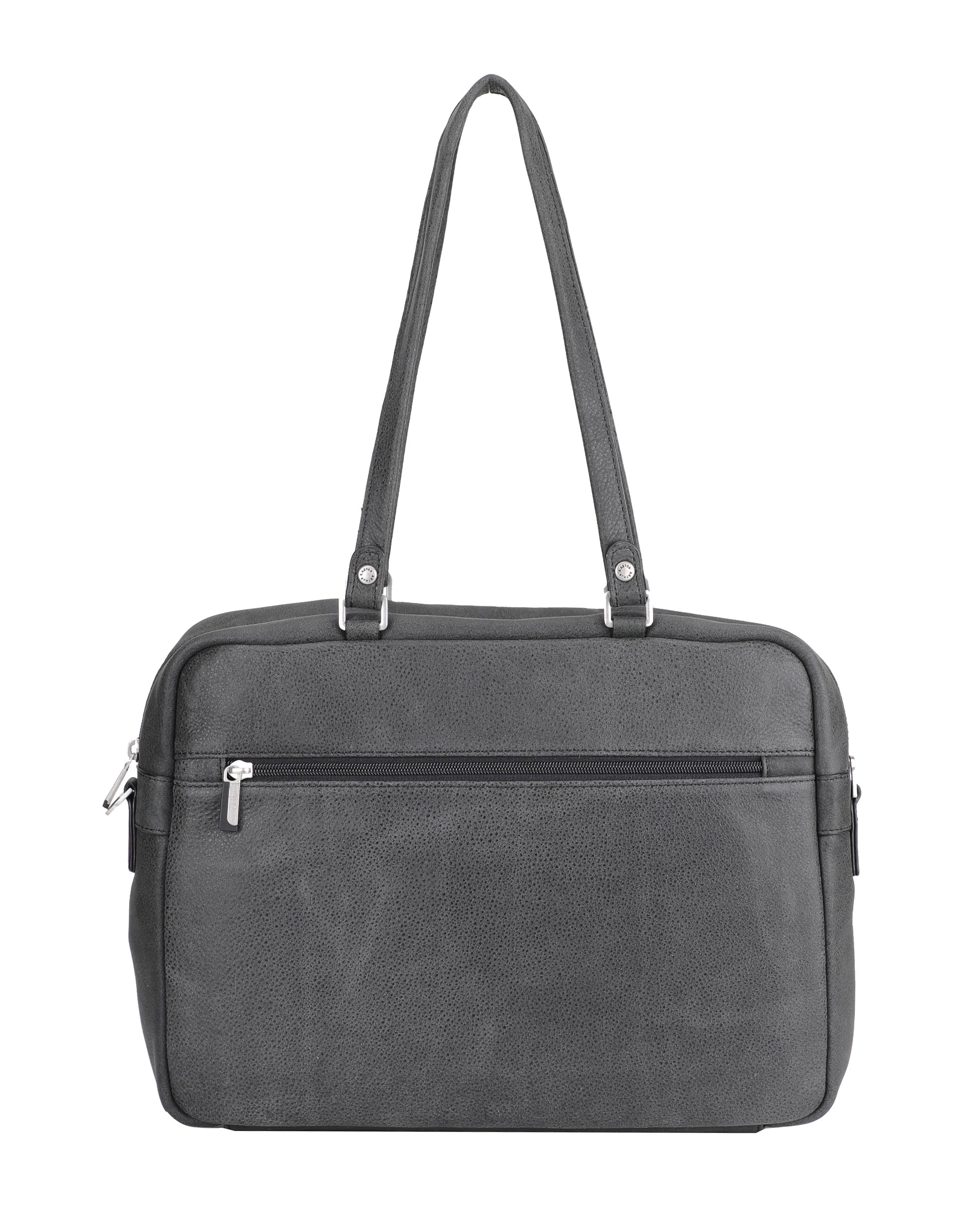 Cristiano shopping bag in destroyed leather