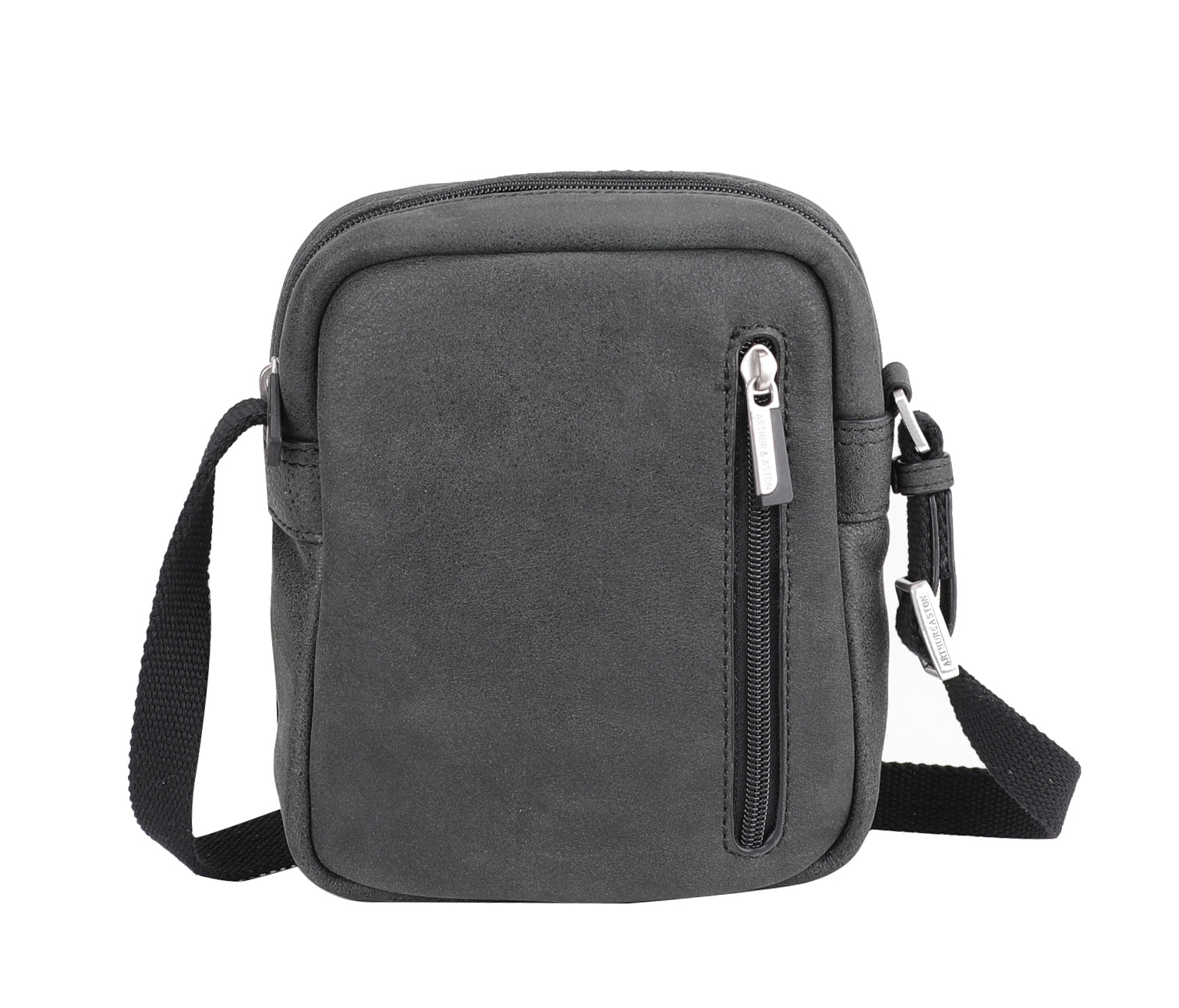 Cristiano destroyed leather crossbody bag
