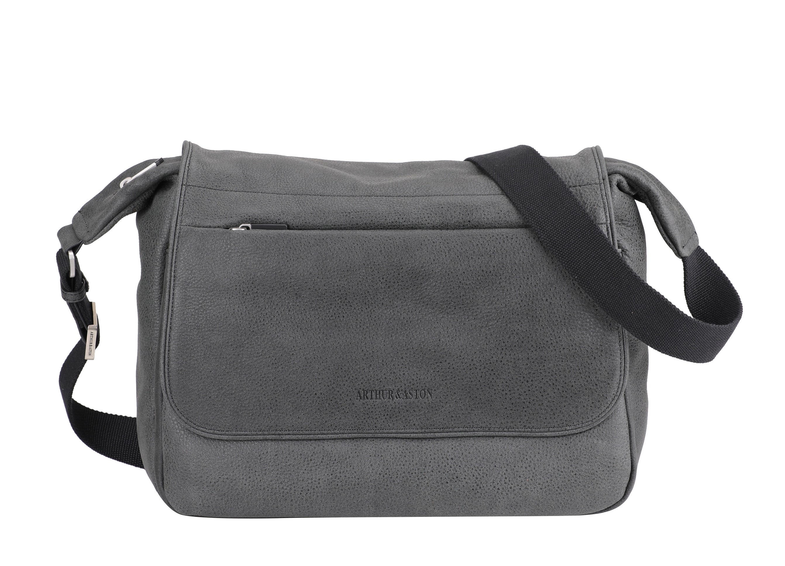 Cristiano destroyed leather satchel