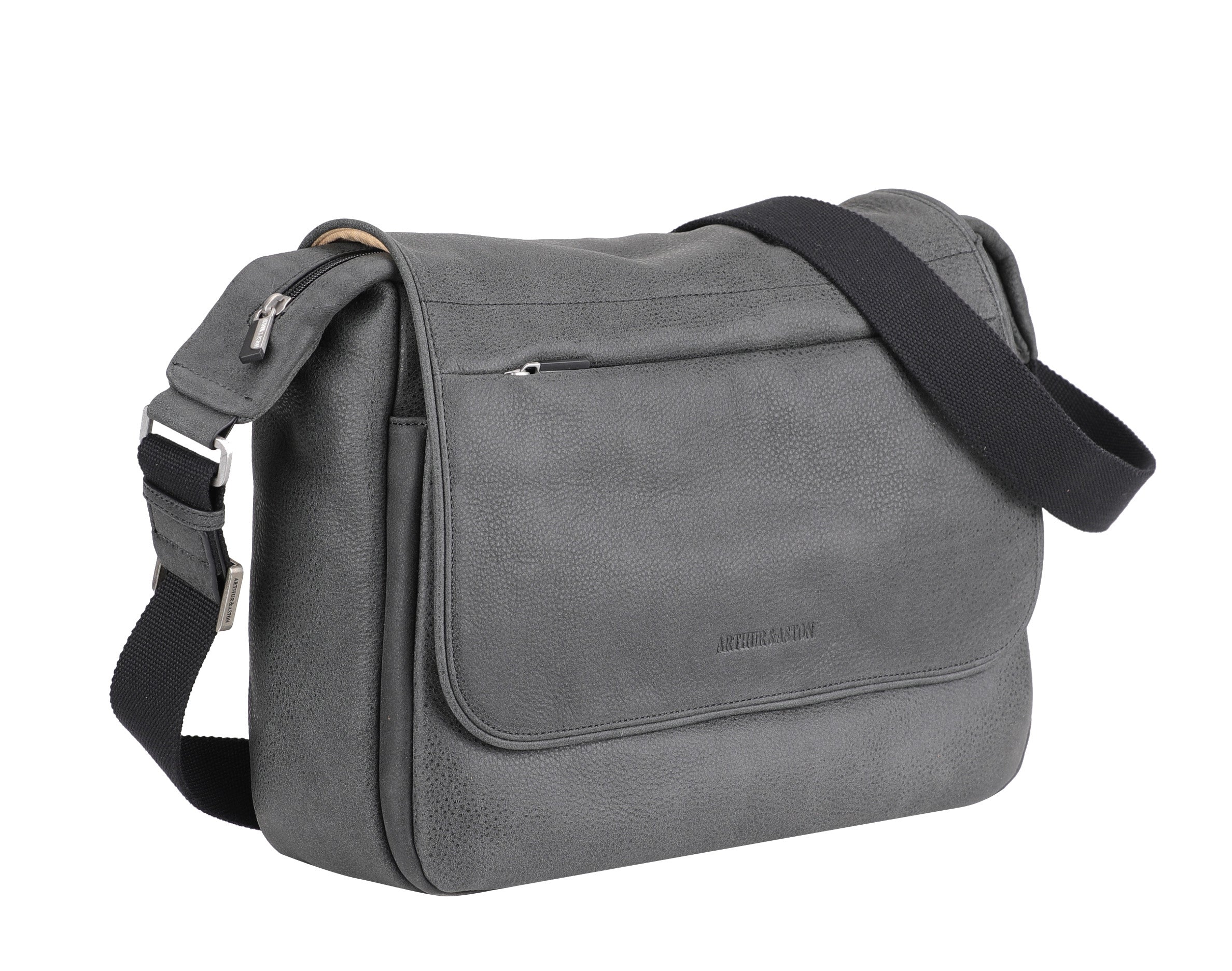 Cristiano destroyed leather satchel