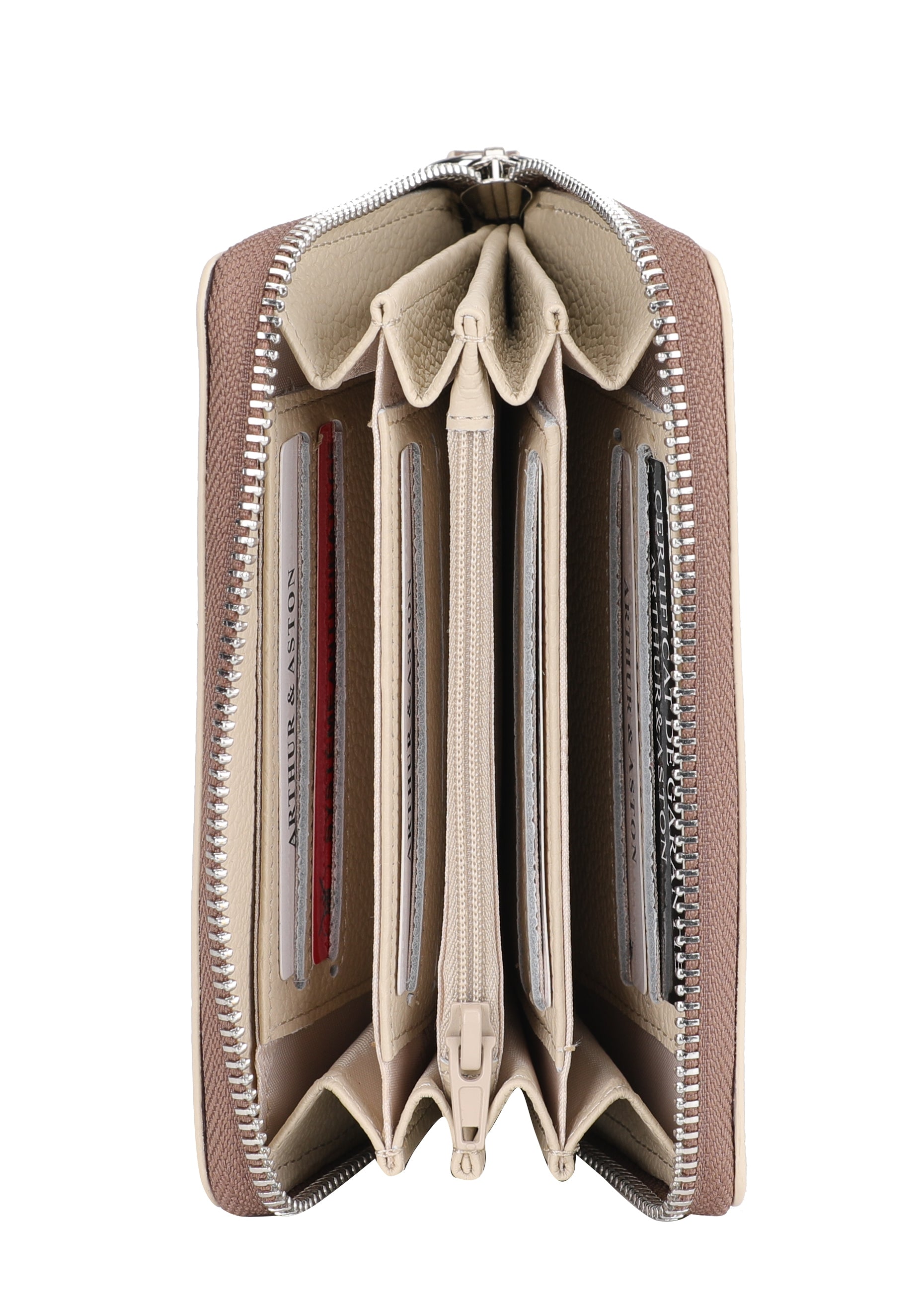 Joy leather zipped wallet