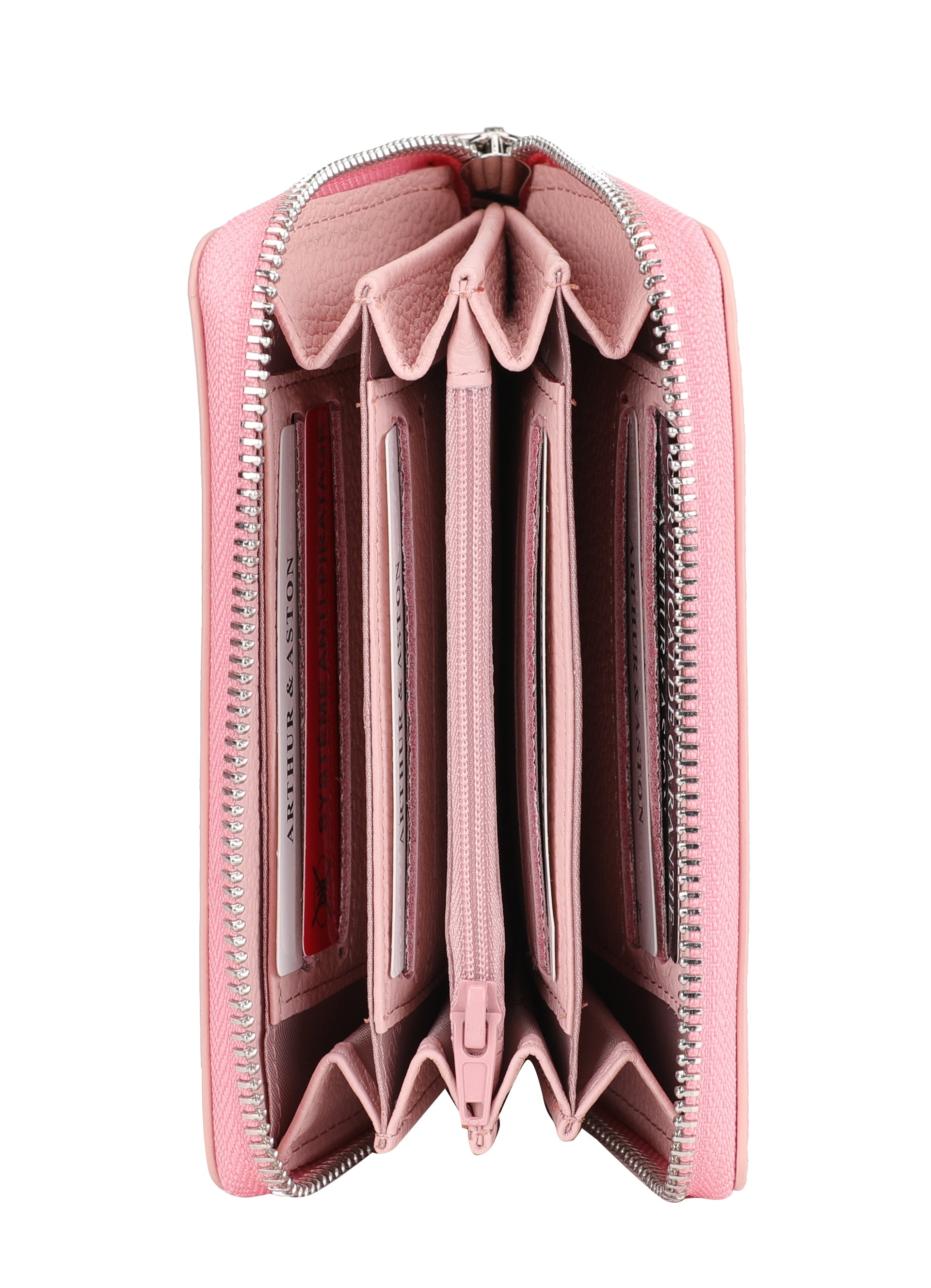 Joy leather zipped wallet
