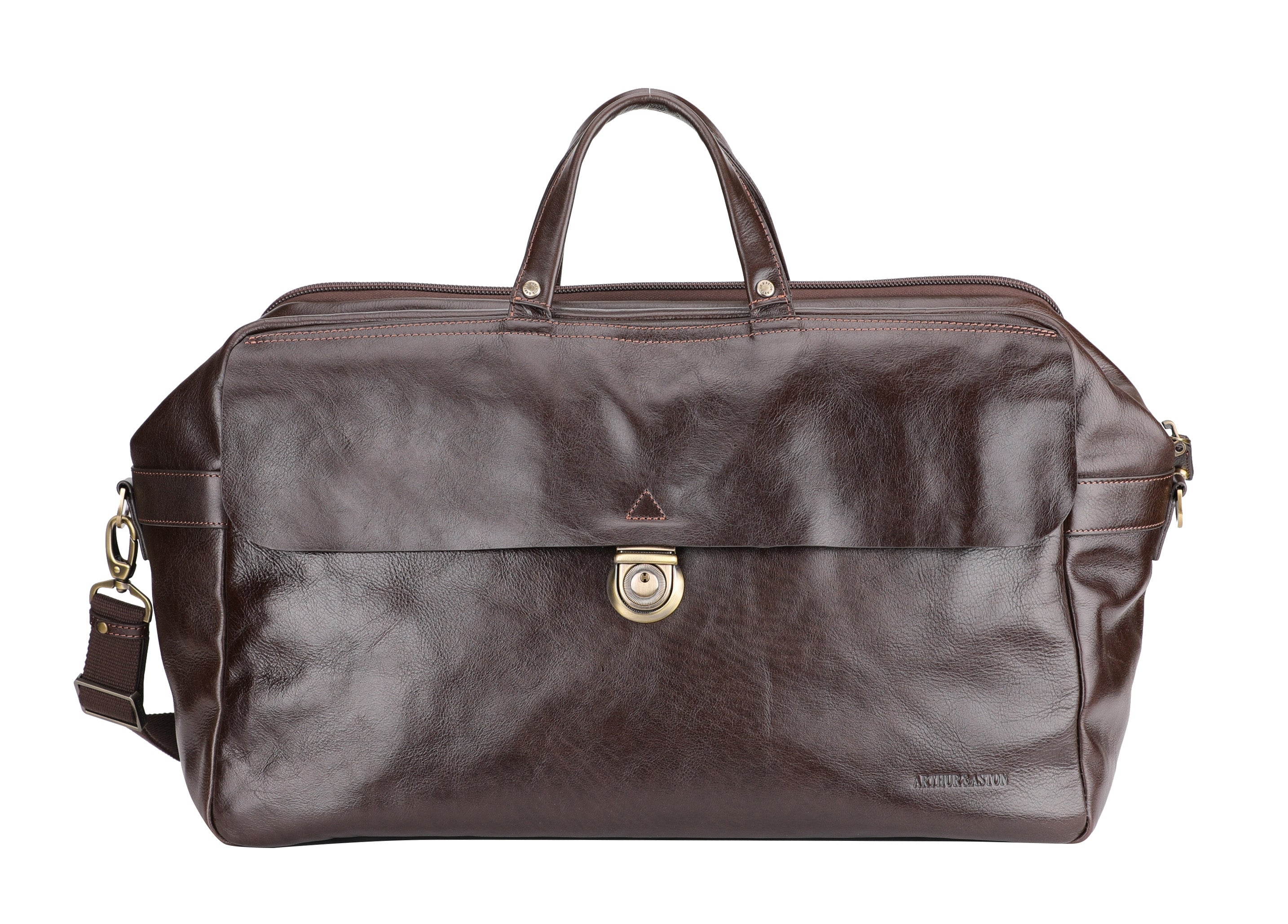 ヴィンテージワゴン イタリアANGELO DE BAGGIS & FIGLIO Sergio travel bag in vegetable cowhide leather 2318-09