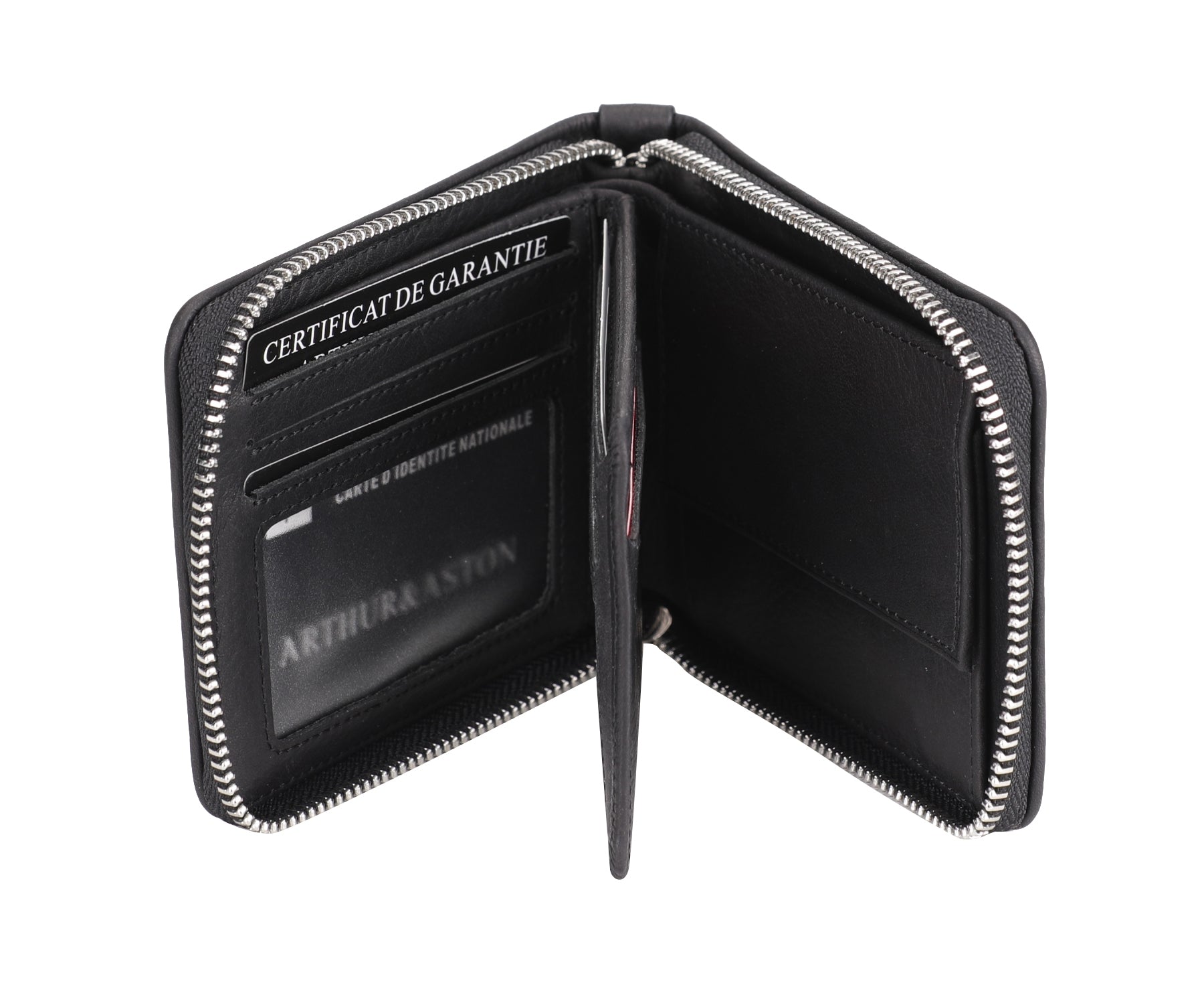 Tiago Italian Leather Zipped Wallet