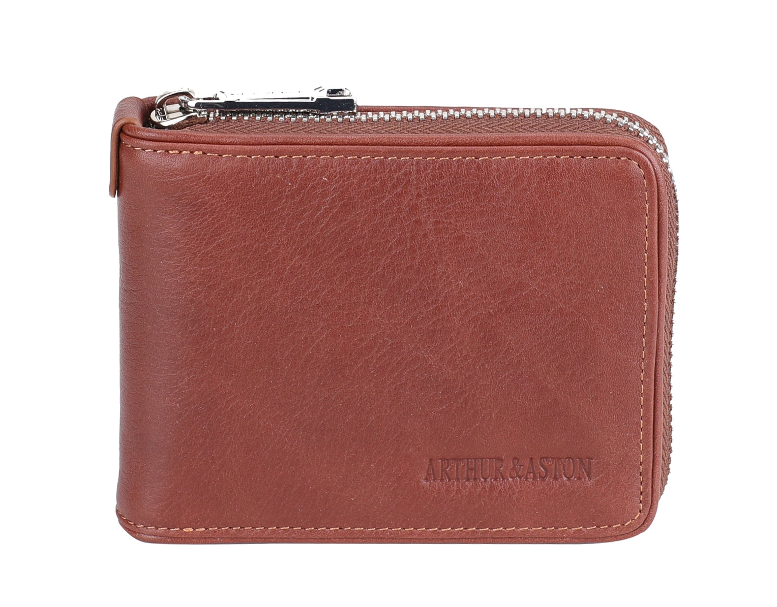 Tiago Italian Leather Zipped Wallet