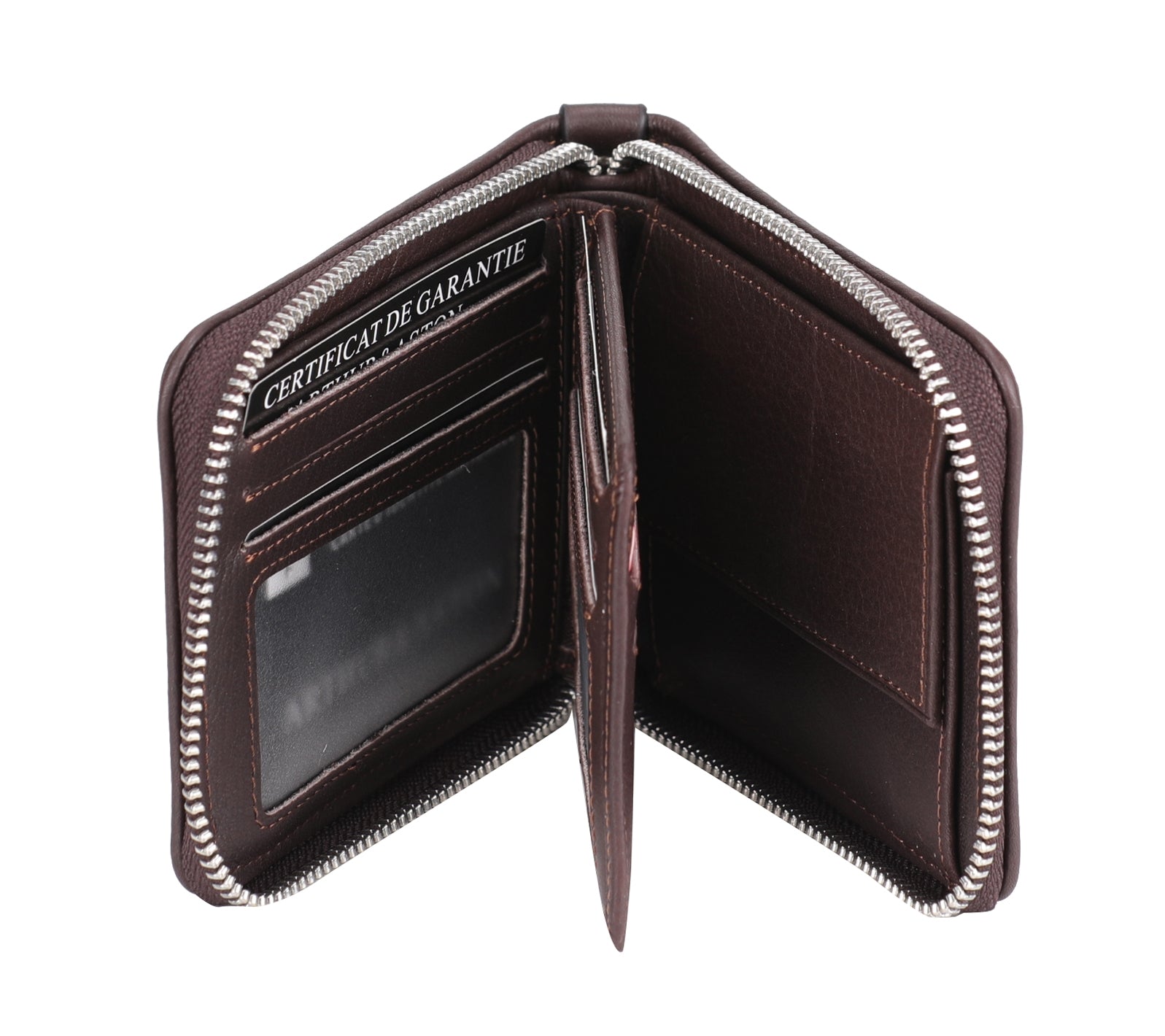 Tiago Italian Leather Zipped Wallet