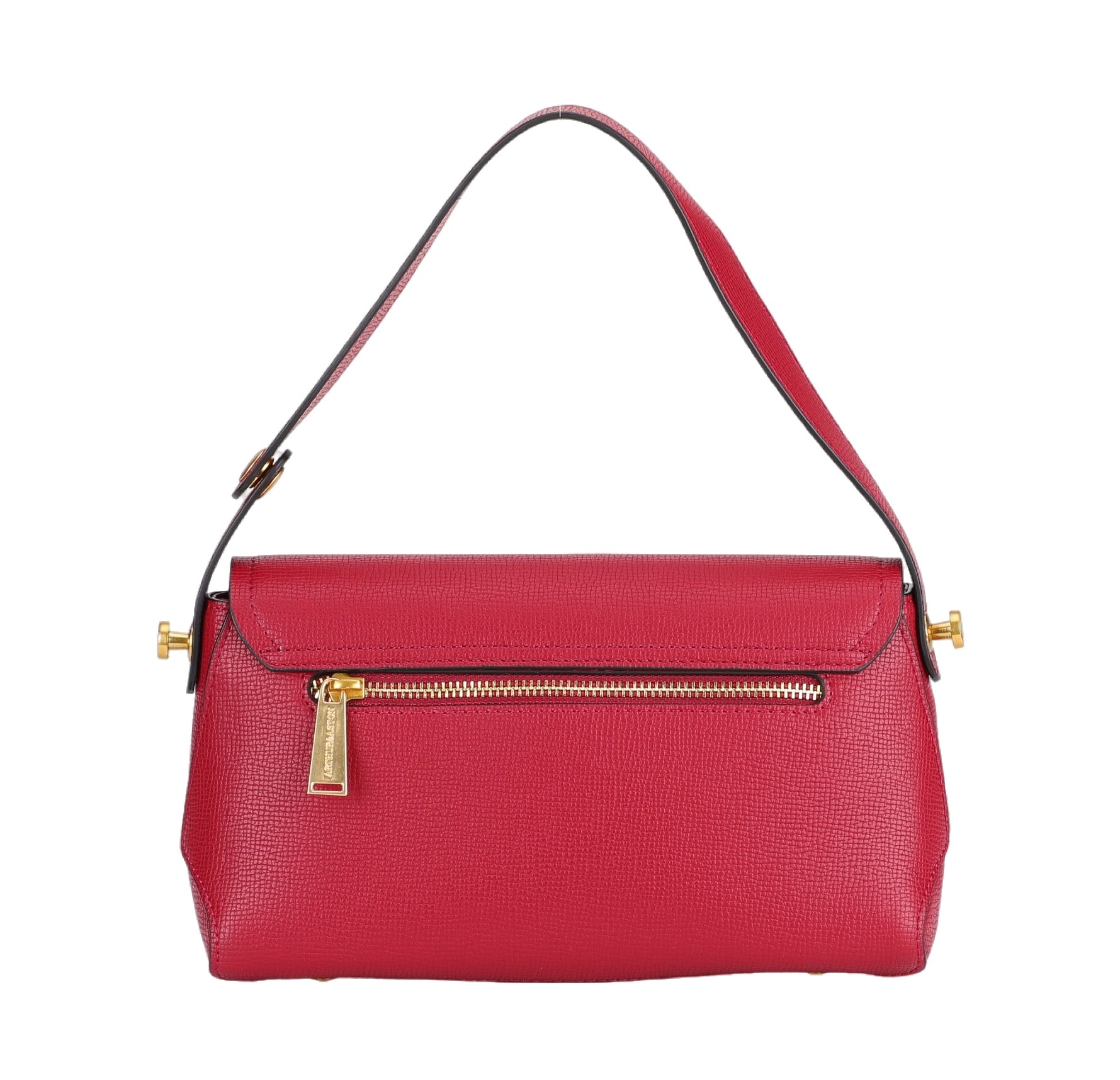 Amber leather shoulder bag