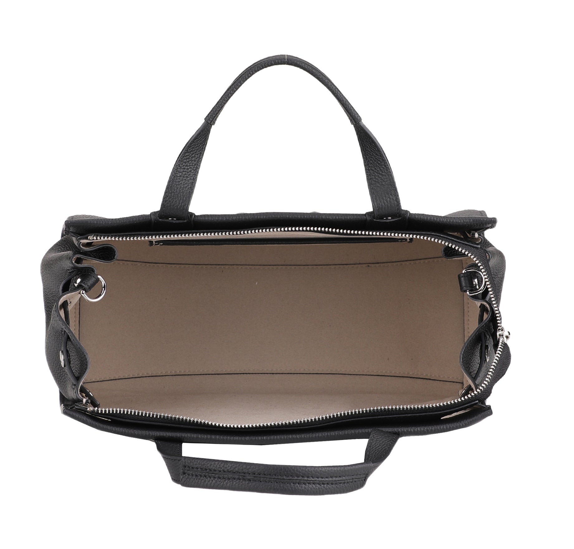 Daphne L leather handbag