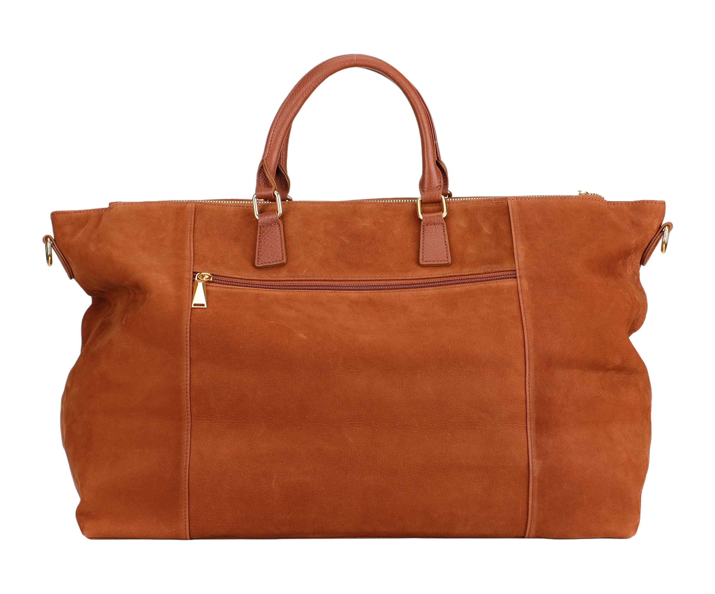 Marina leather travel bag