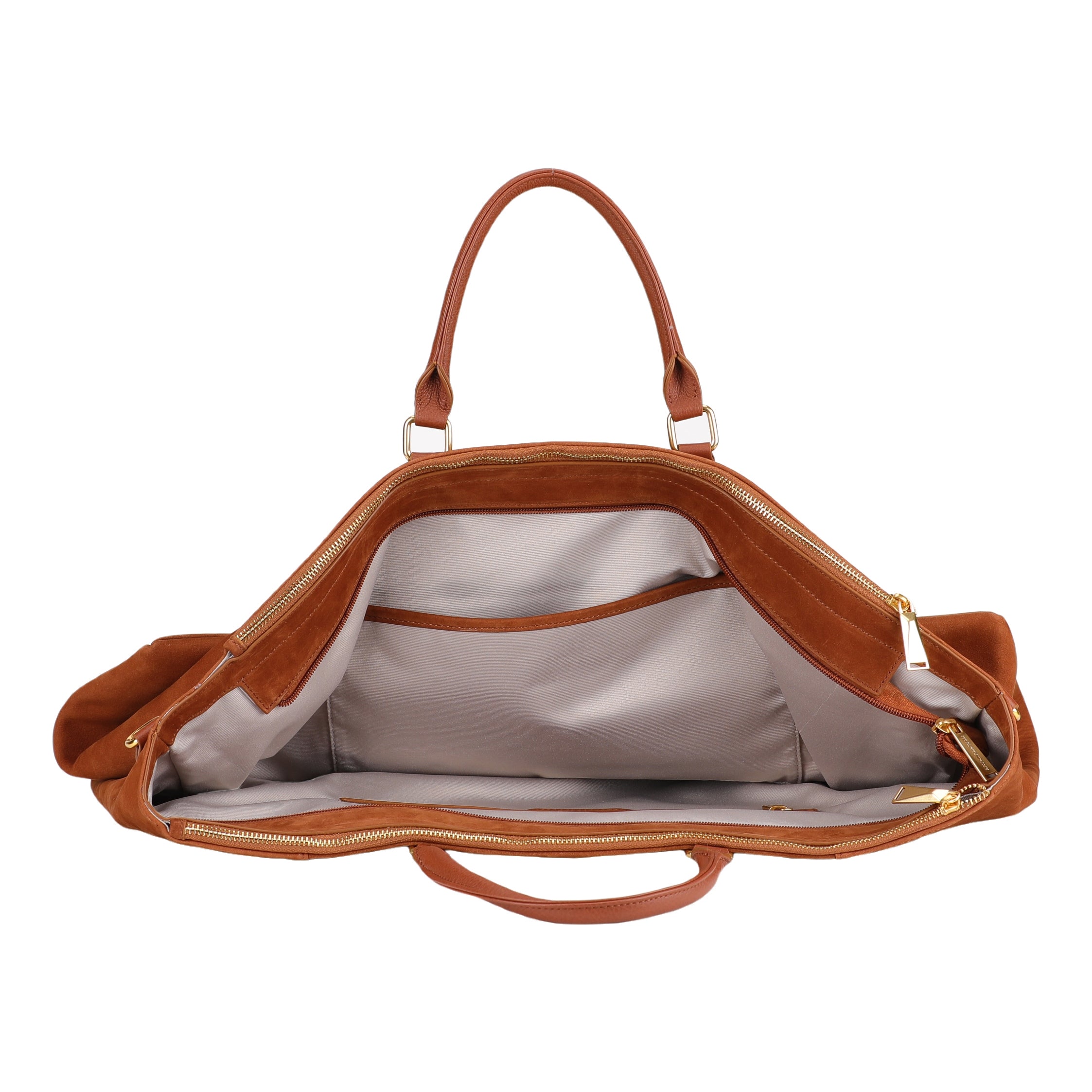 Marina leather travel bag