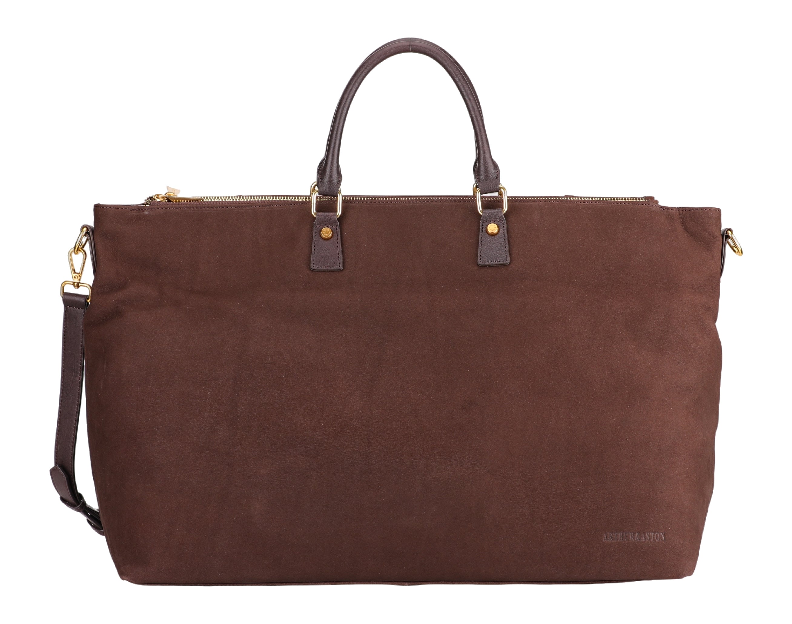Marina leather travel bag