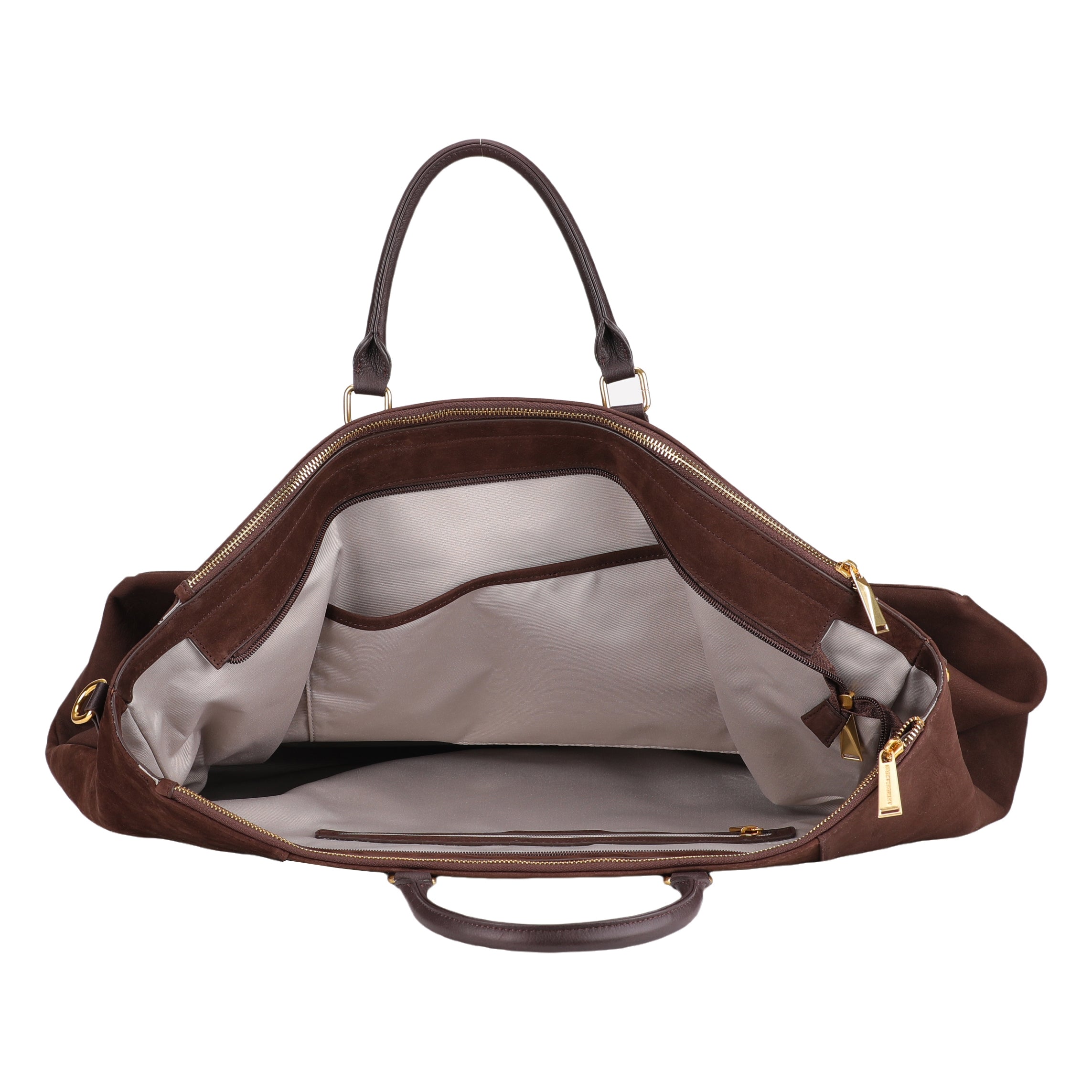 Marina leather travel bag