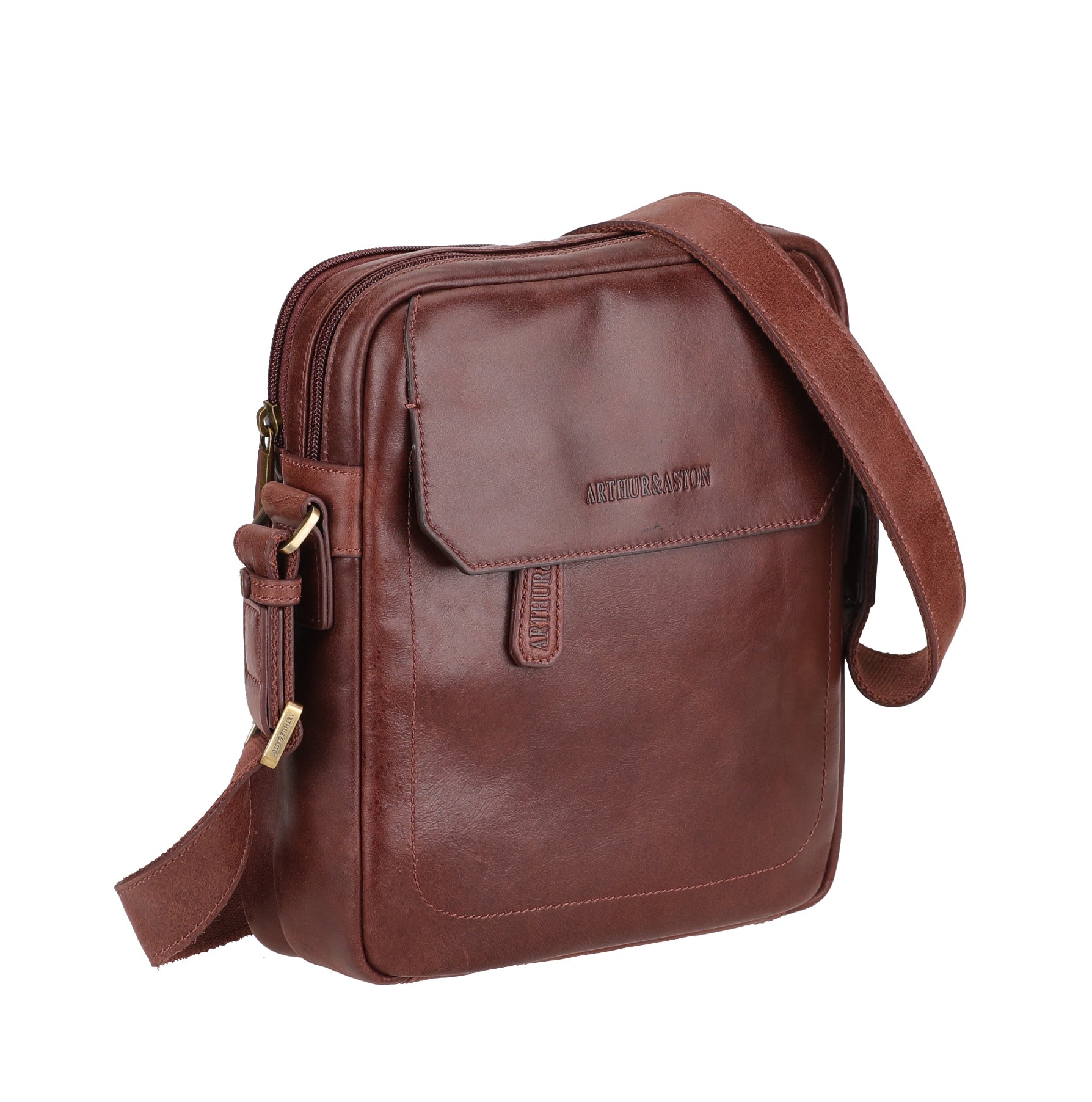 Martin Leather XL Crossbody Bag