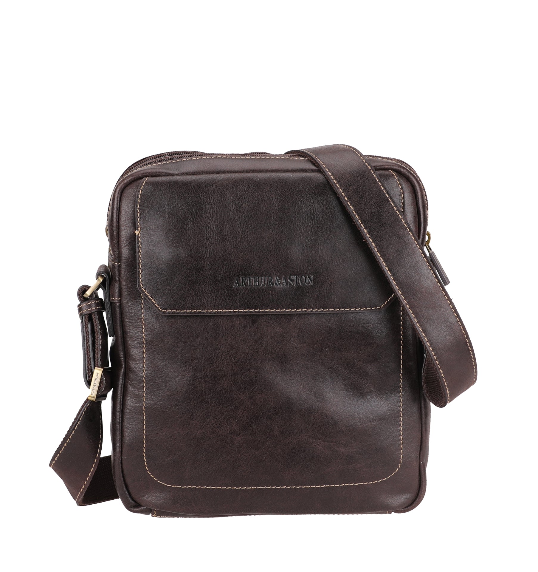 Martin Leather XL Crossbody Bag